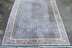 Tabriz Rug Large Blue Carpet, Persian