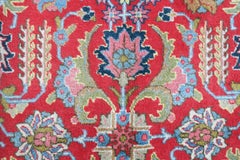 Tabriz Rug with Vibrant Colors and Much Apple Green Stylized Des 1920s-1930s