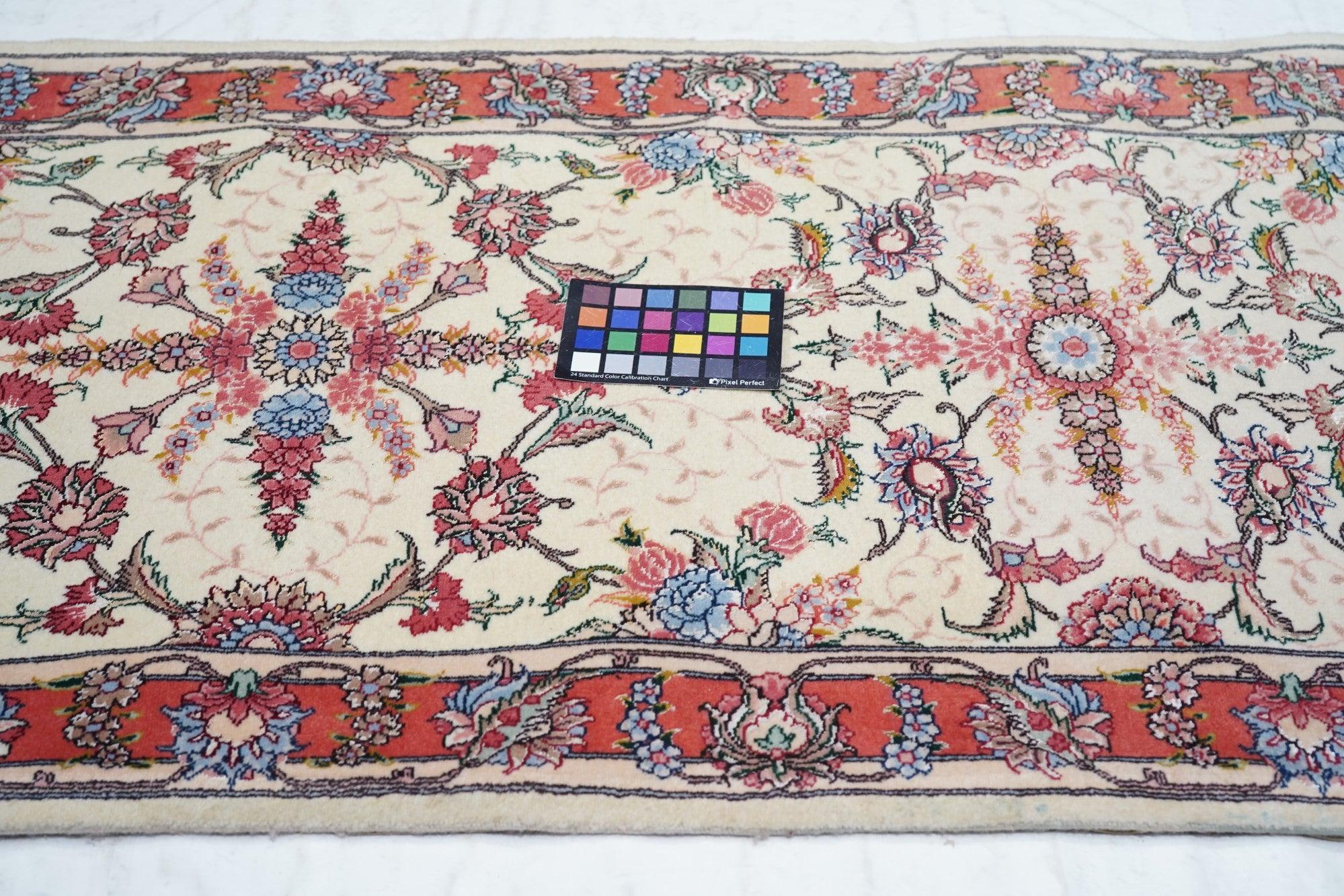 Runner Tabriz 2'6'' x 12'2'' in vendita 1