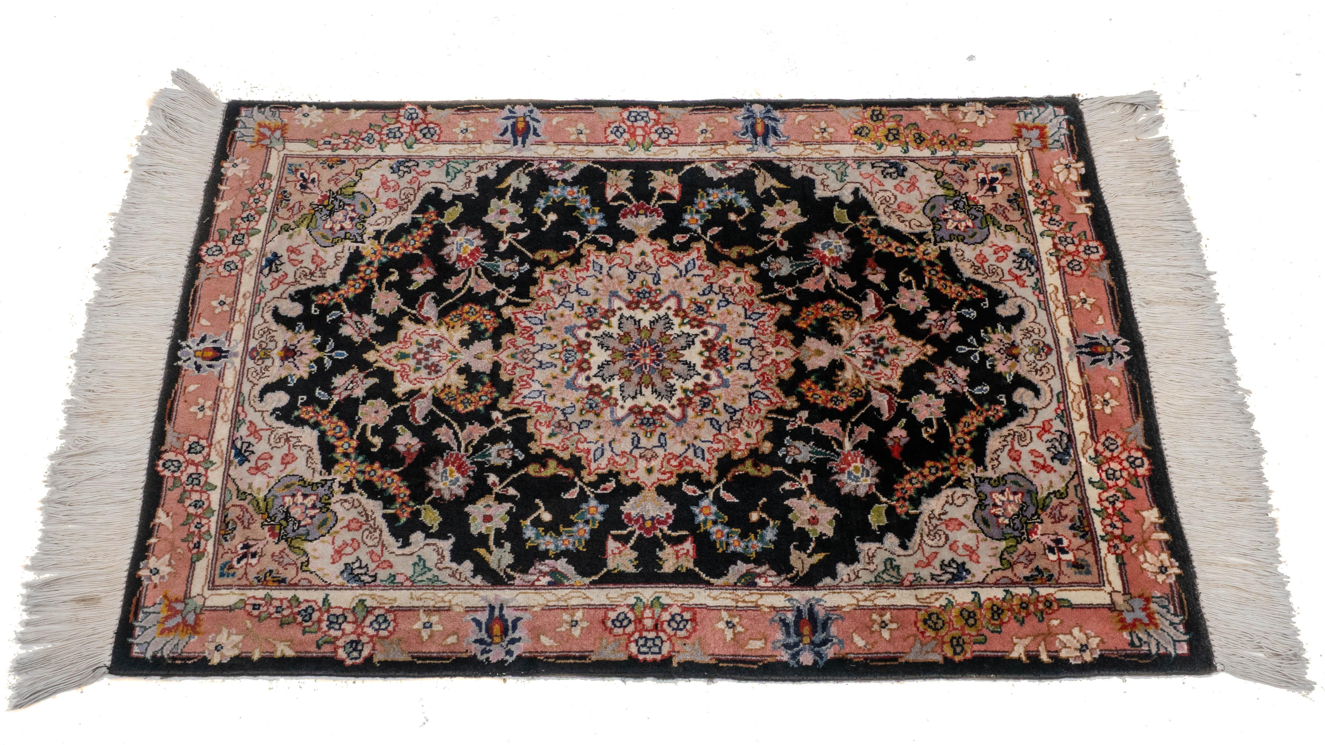 Tabriz Small Persian Handwoven Rug 3'6