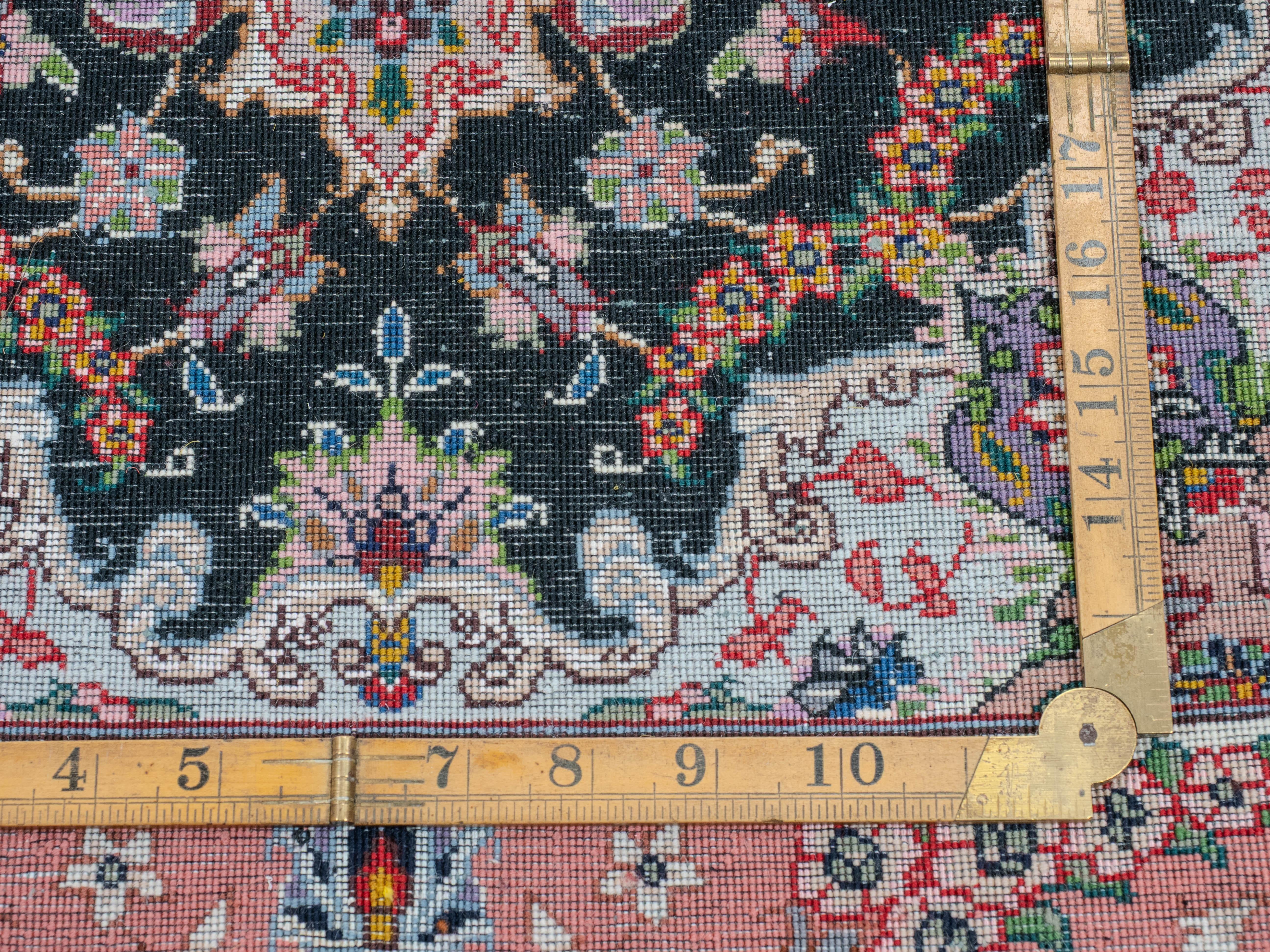 Tabriz Small Persian Handwoven Rug 3'6