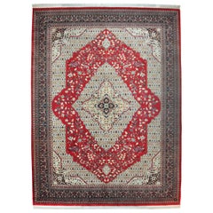 Tabriz style Hand Knotted Wool, Rug, Carpet