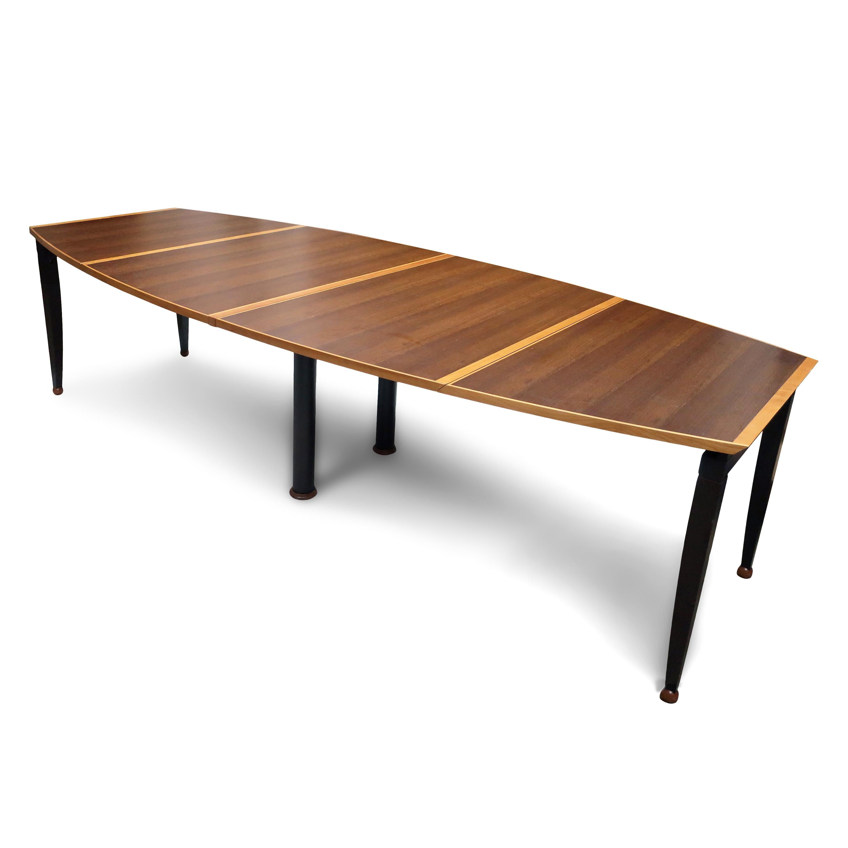 Wenge Tabula Magna Dining Table by Oscar Tosquets Blanca for Driade Aleph, '1991' For Sale