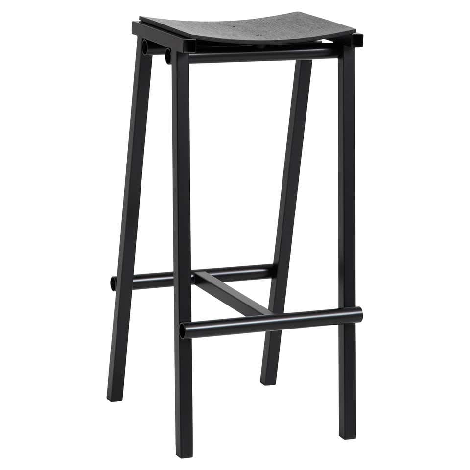 Marc Stool Black Tela Counter Stool by Wentz For Sale at 1stDibs