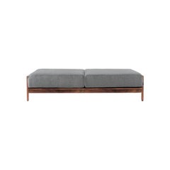 Taburete B, Mexican Contemporary 2-Seat Ottoman by Emiliano Molina for Cuchara