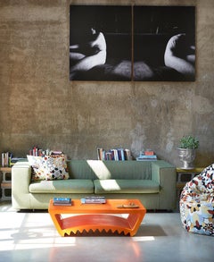 Tac Chocolate Brown Coffee Table by Marco Acerbis