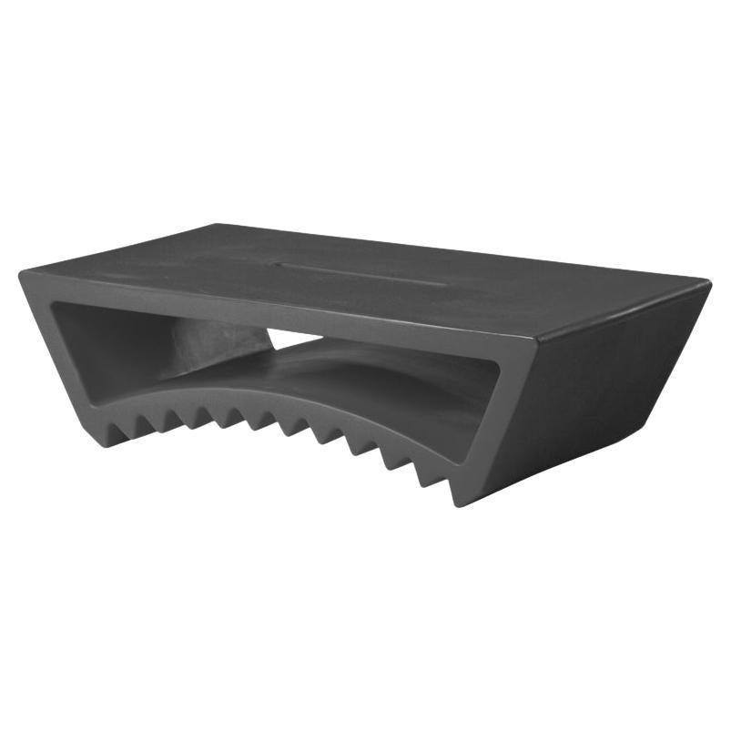 Table basse Tac gris éléphant de Marco Acerbis