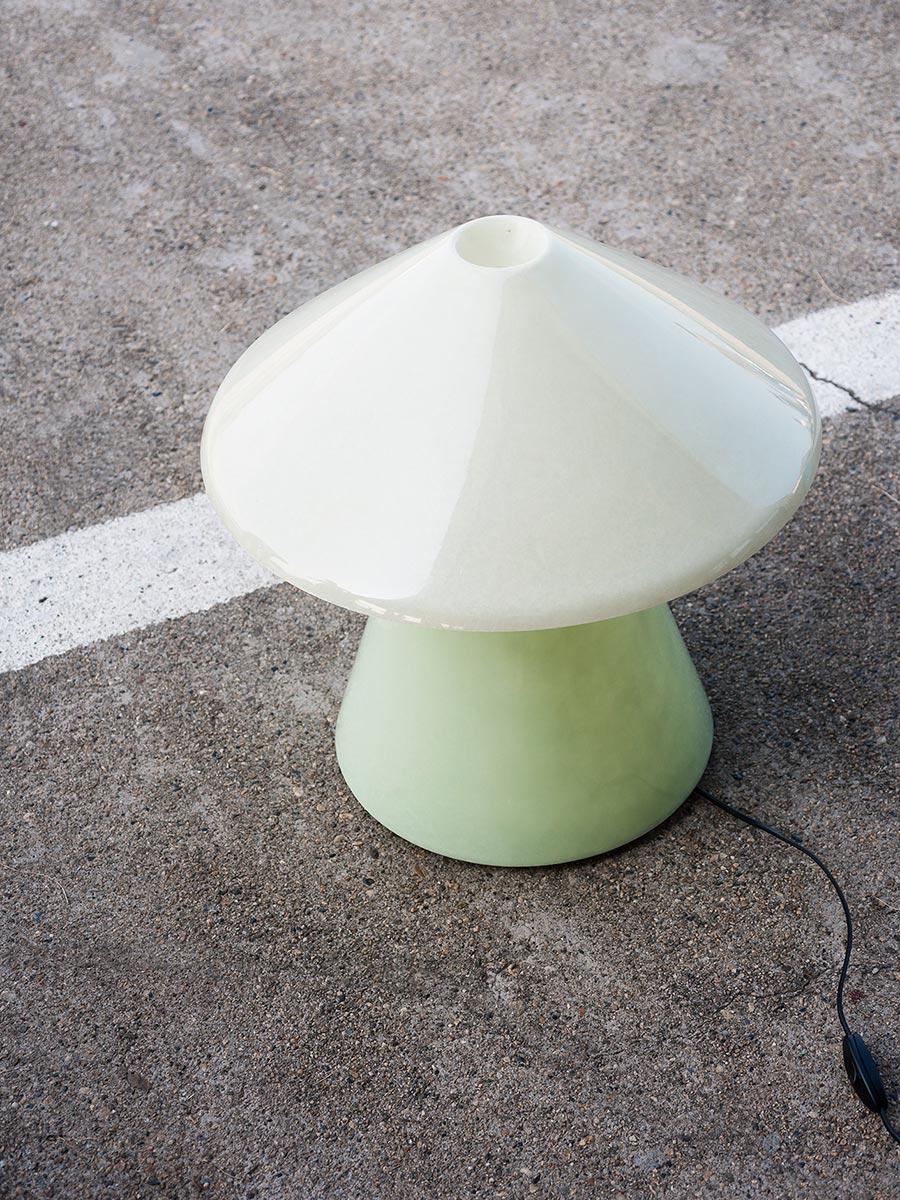 Tacchini A.D.A-Lampe, entworfen von Umberto Riva (Glasfaser) im Angebot