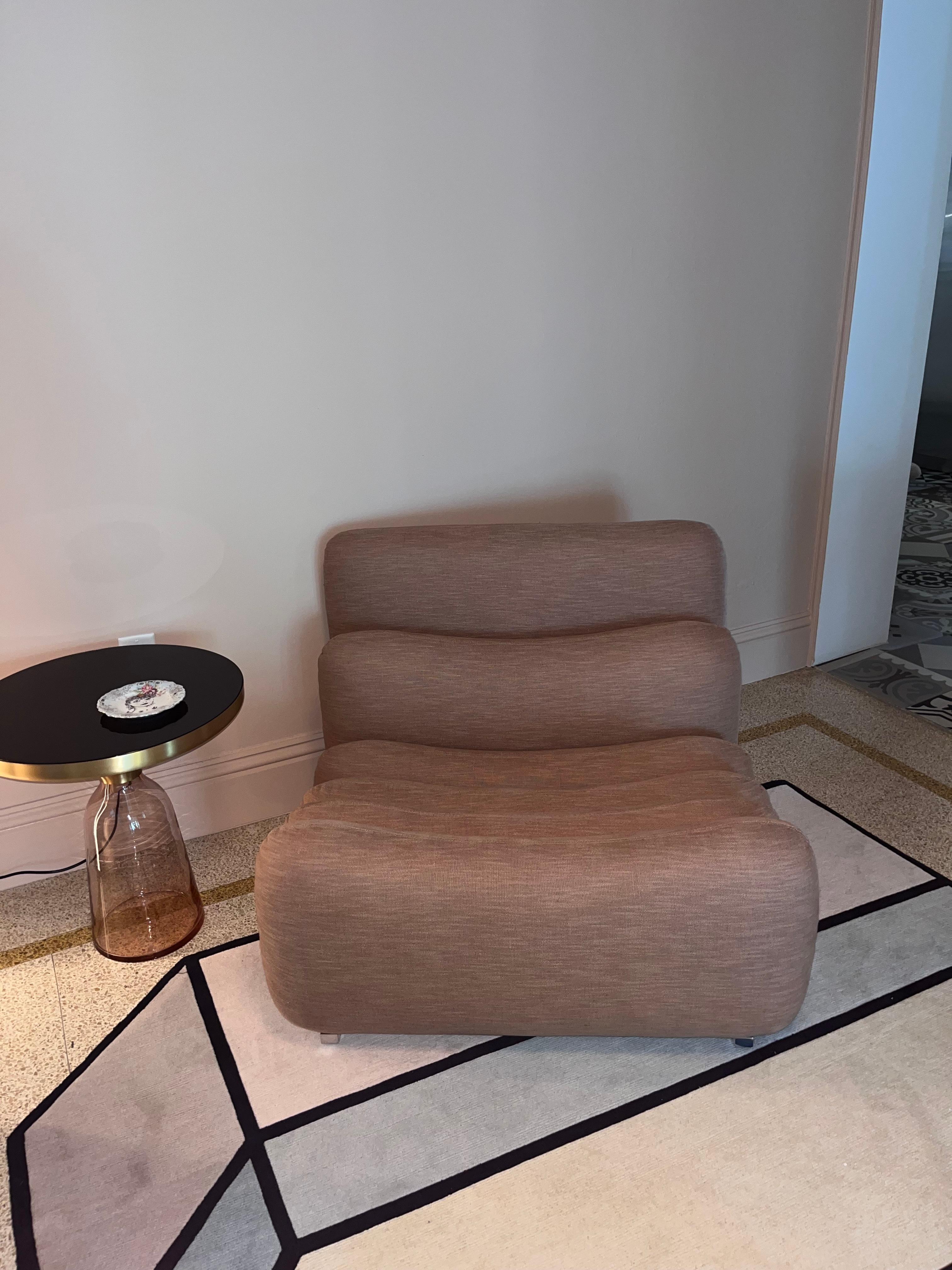 Contemporary Tacchini Additional System Lounge Chair by Joe Colombo in STOCK