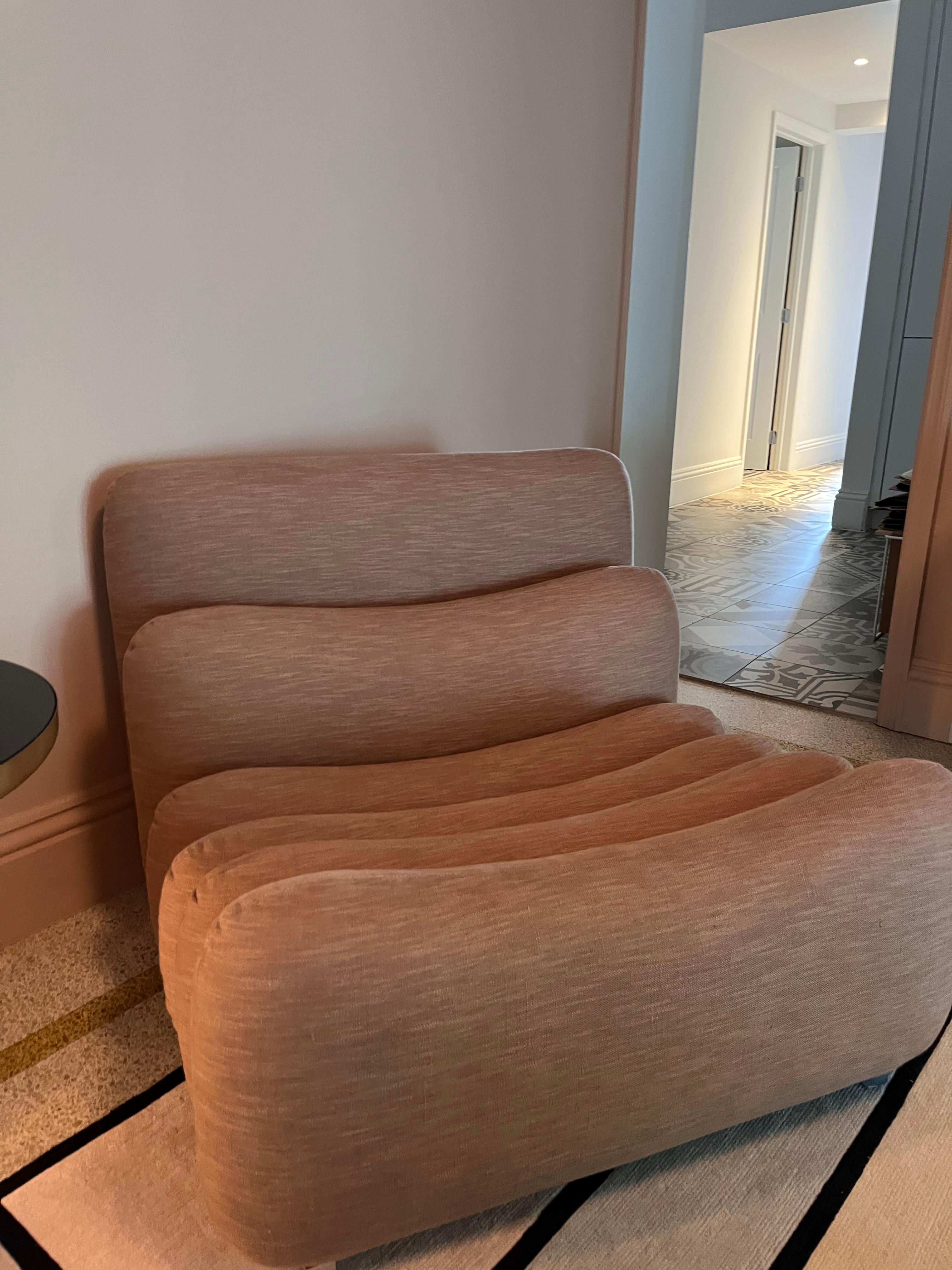 Tacchini Additional System Lounge Chair by Joe Colombo in STOCK 1