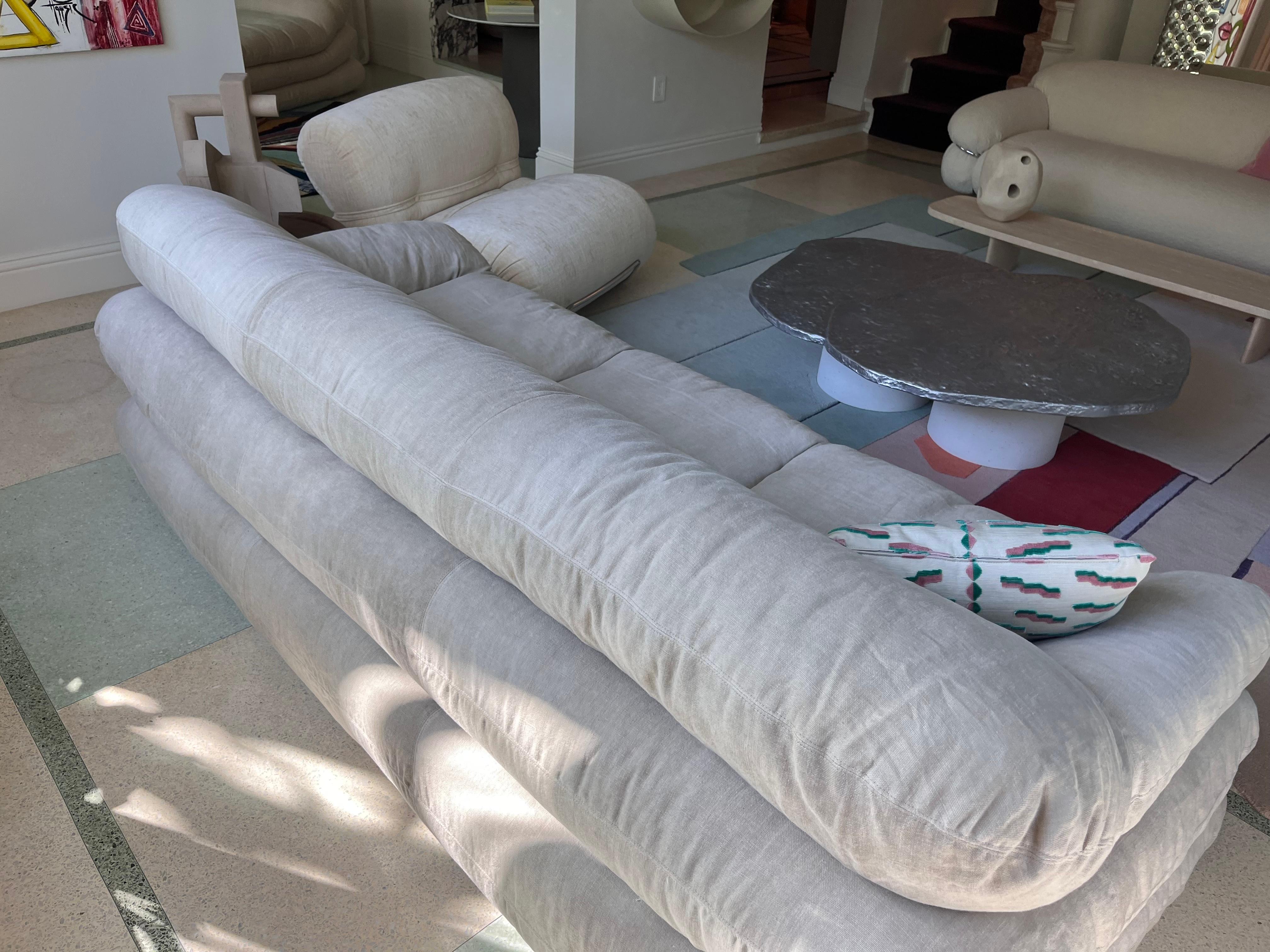 XXI secolo e contemporaneo Tavolino Tacchini Brut di Roberto Sironi in stock in vendita