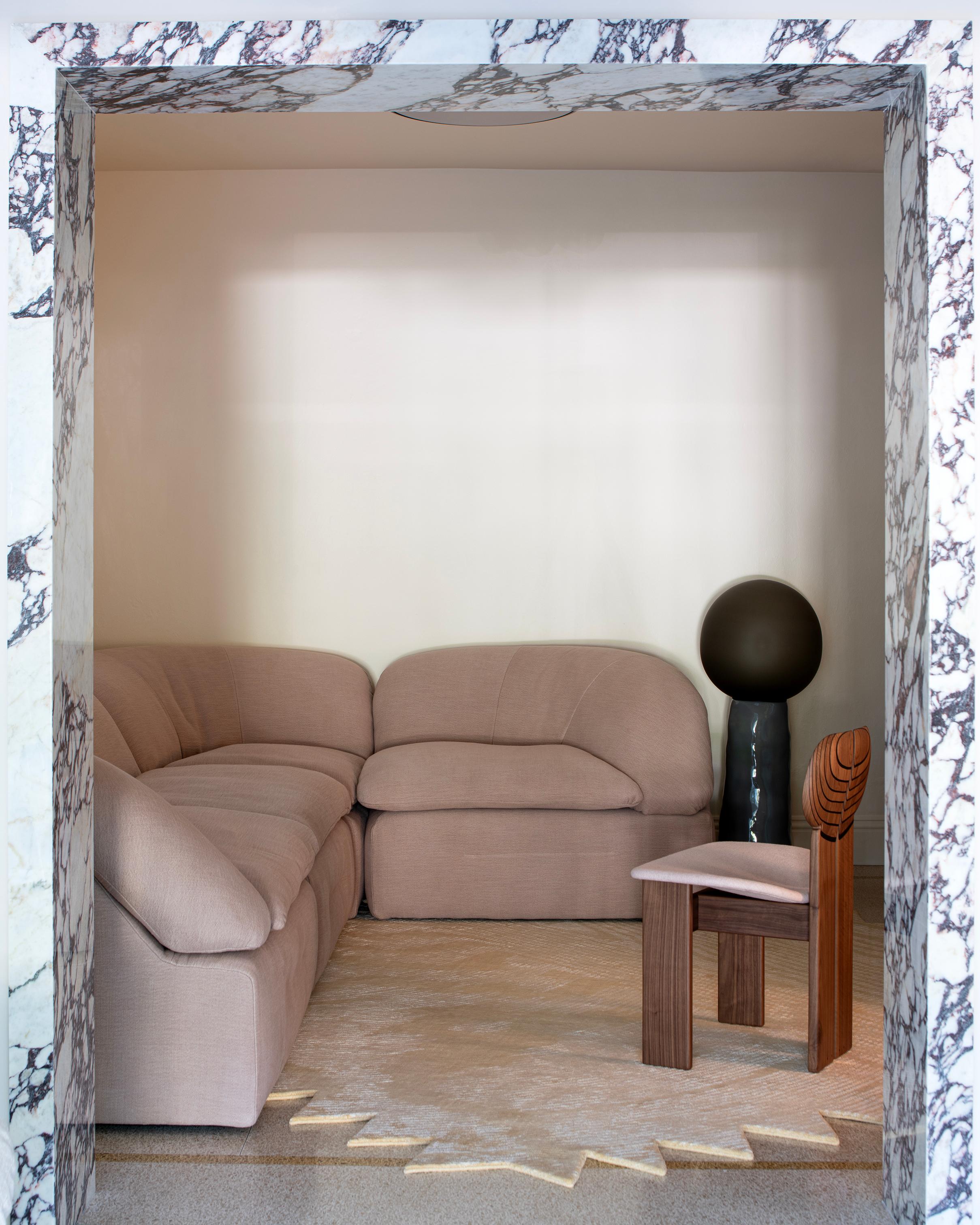 Italian Tacchini Butter Modular Sofa by Faye Toogood in STOCK For Sale