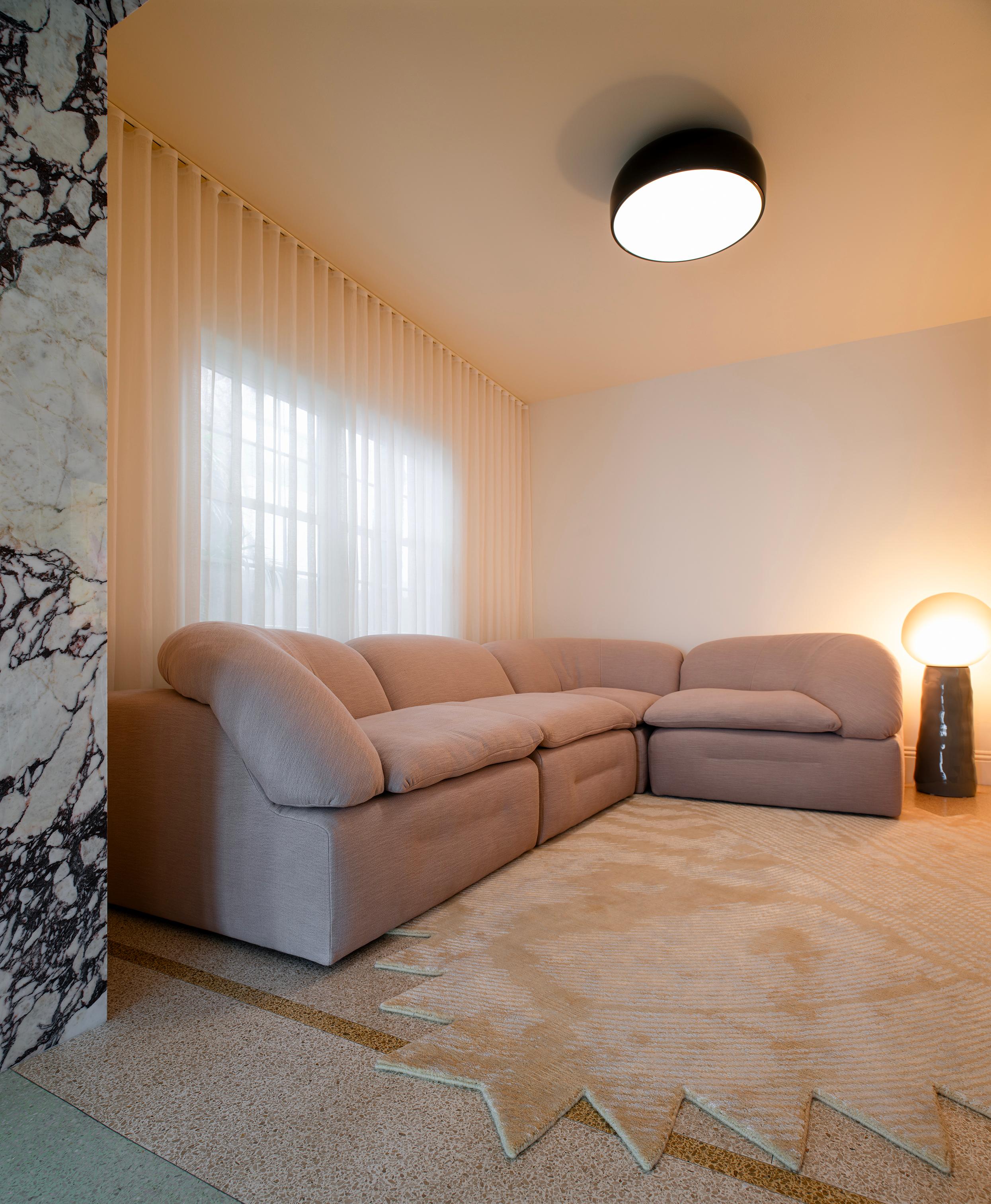 Upholstery Tacchini Butter Modular Sofa by Faye Toogood in STOCK For Sale