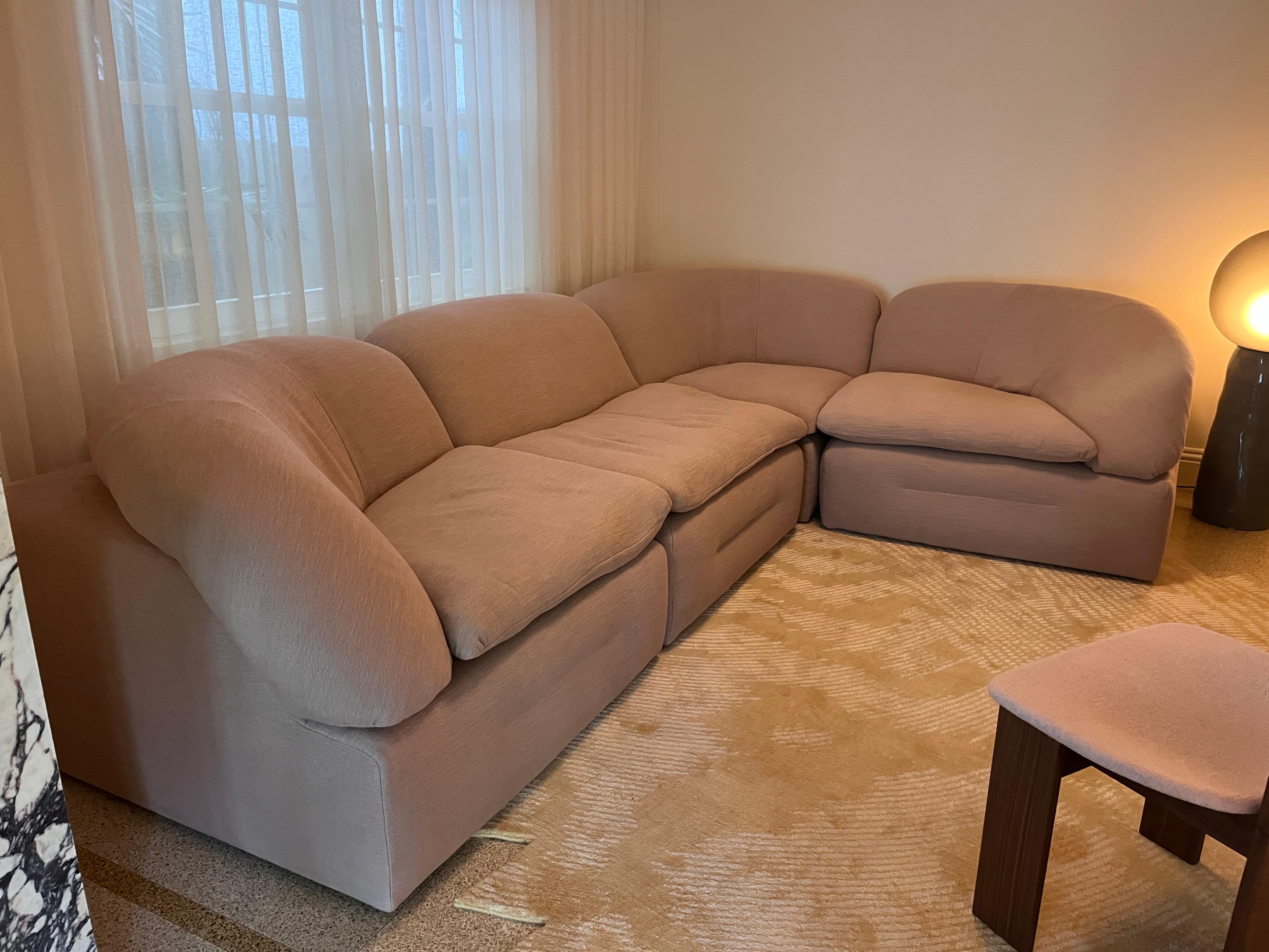 Tacchini Butter Modular Sofa by Faye Toogood in STOCK For Sale 3