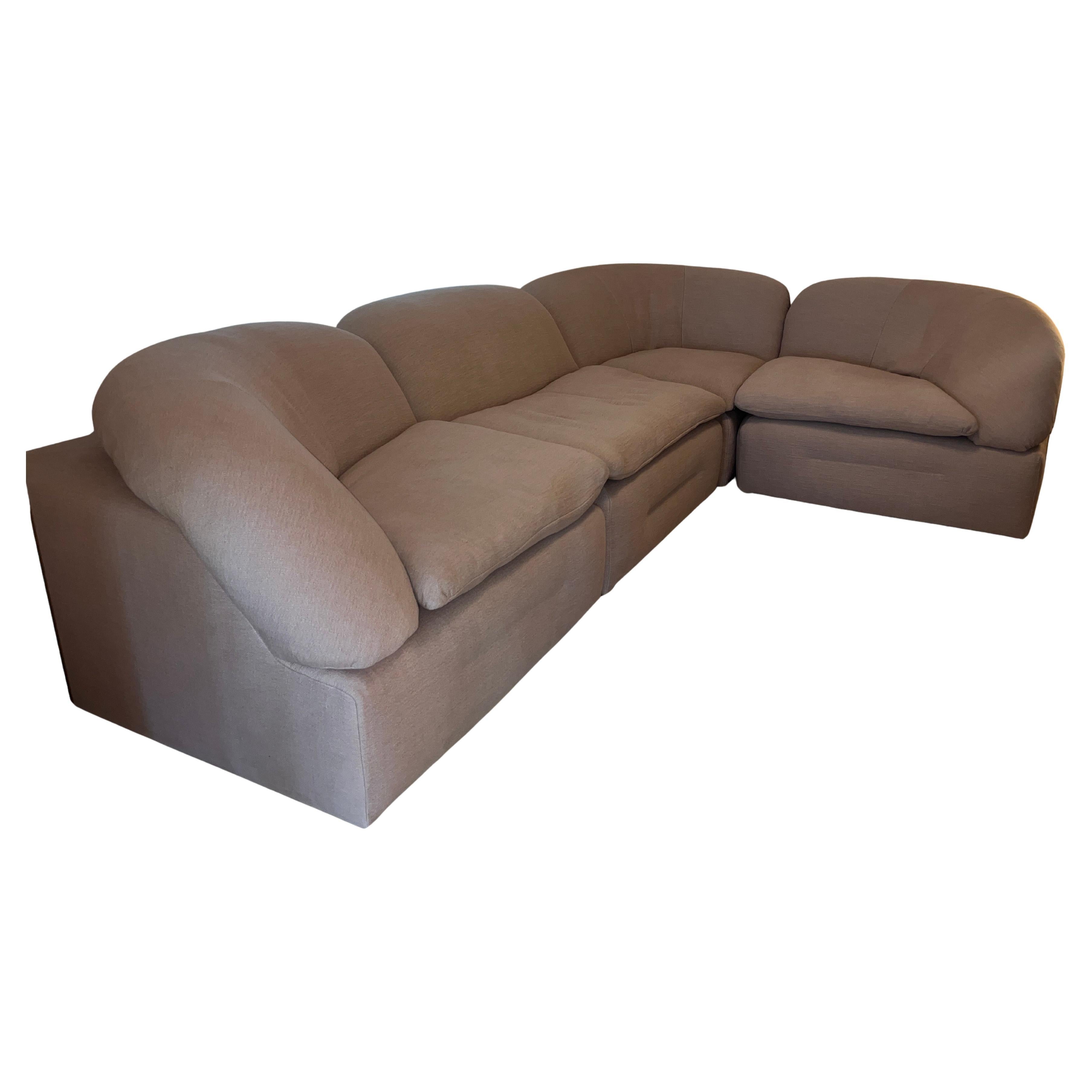Tacchini Butter Modular Sofa by Faye Toogood in STOCK For Sale