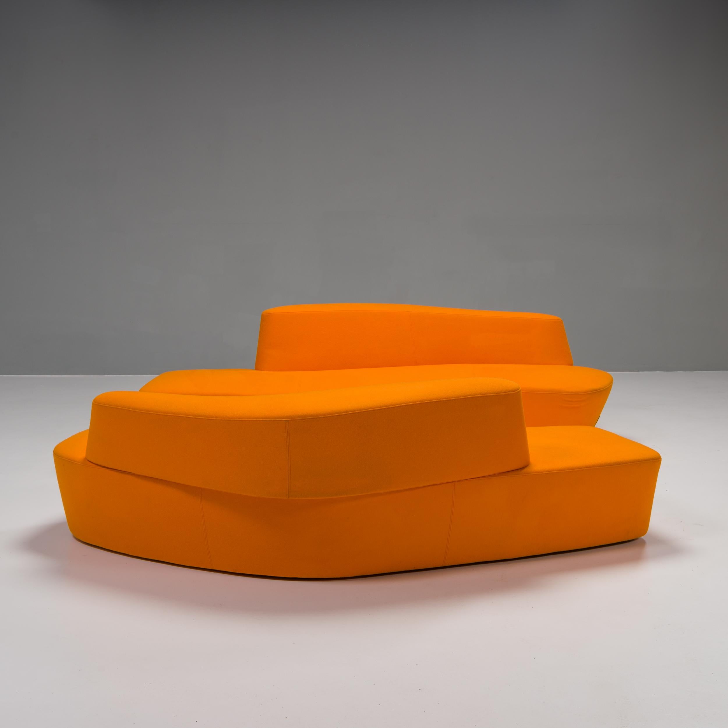 Tacchini par Pearson Lloyd - Canapés polaires orange, ensemble de 2 Bon état à London, GB