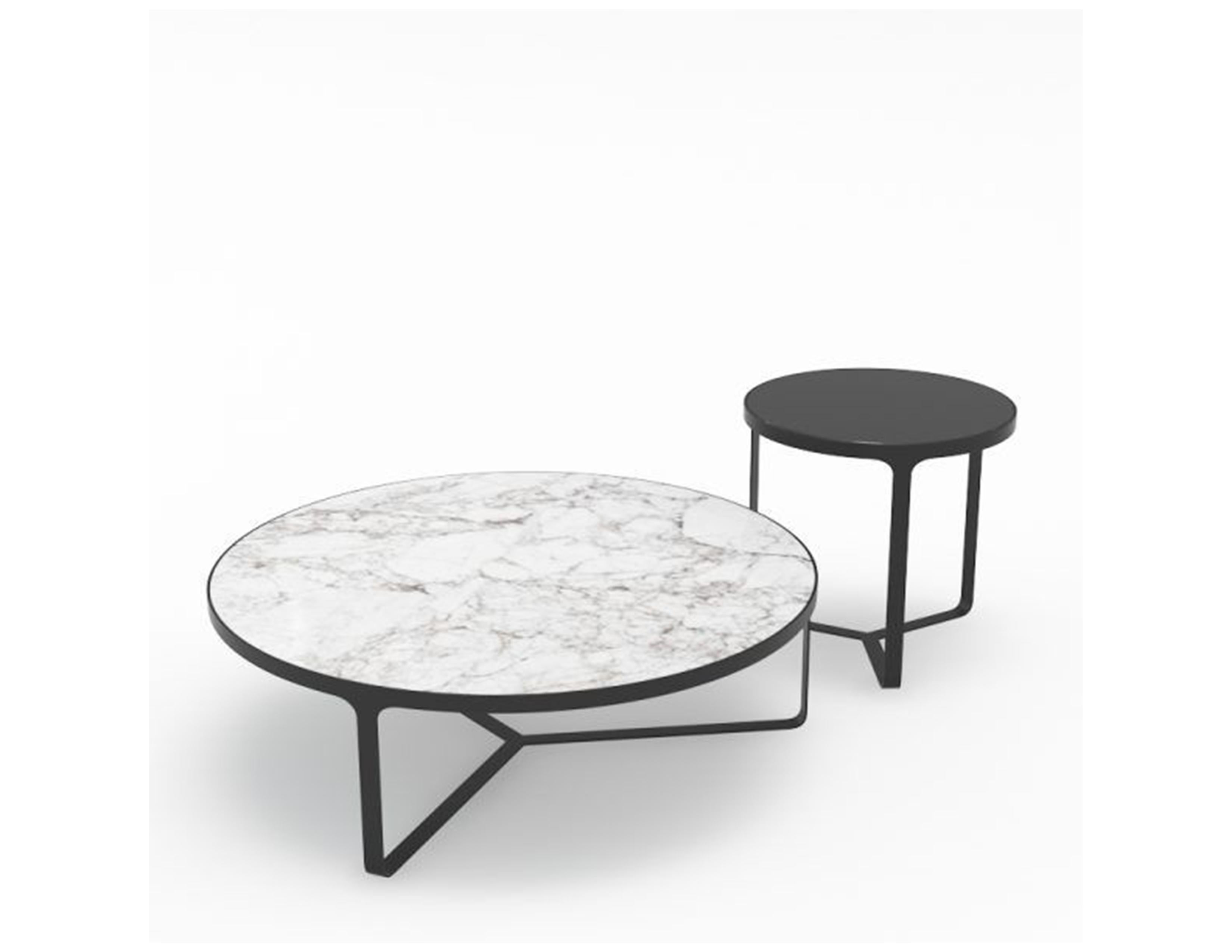 Table basse Tacchini Cage en marbre Marquinia noir conçue par Gordon Guillaumier en vente 5