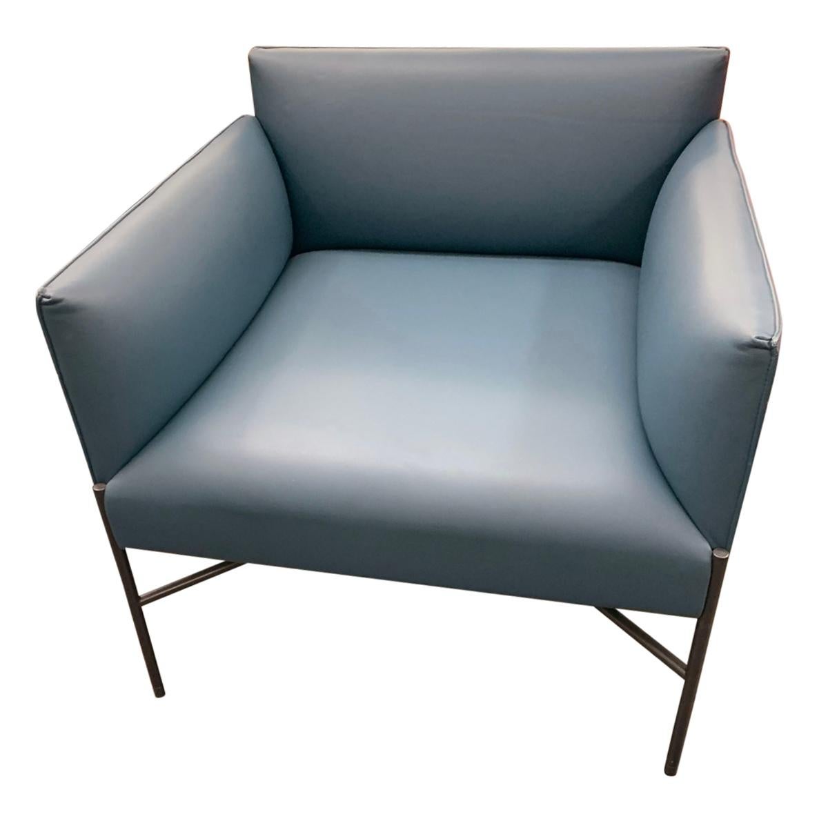 Tacchini Chill Out Blue Armchair by Gordon Guillaumier