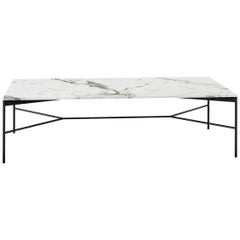 Tacchini Chill-Out Table in Matte White Carrara Marble by Gordon Guillaumier