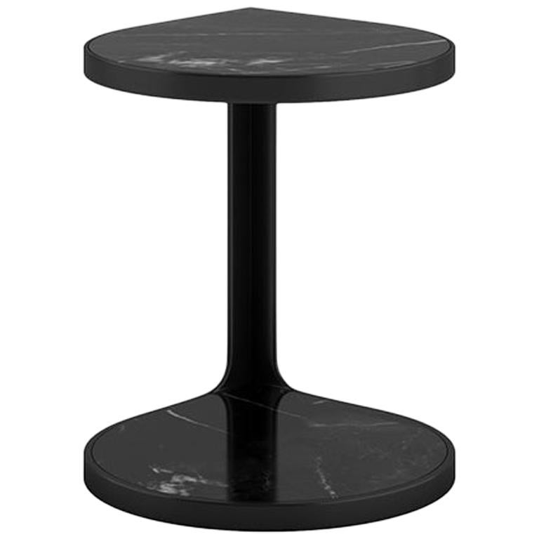 Tacchini Coot Table in Black Marquinia Marble & Black Base by Gordon Guillaumier