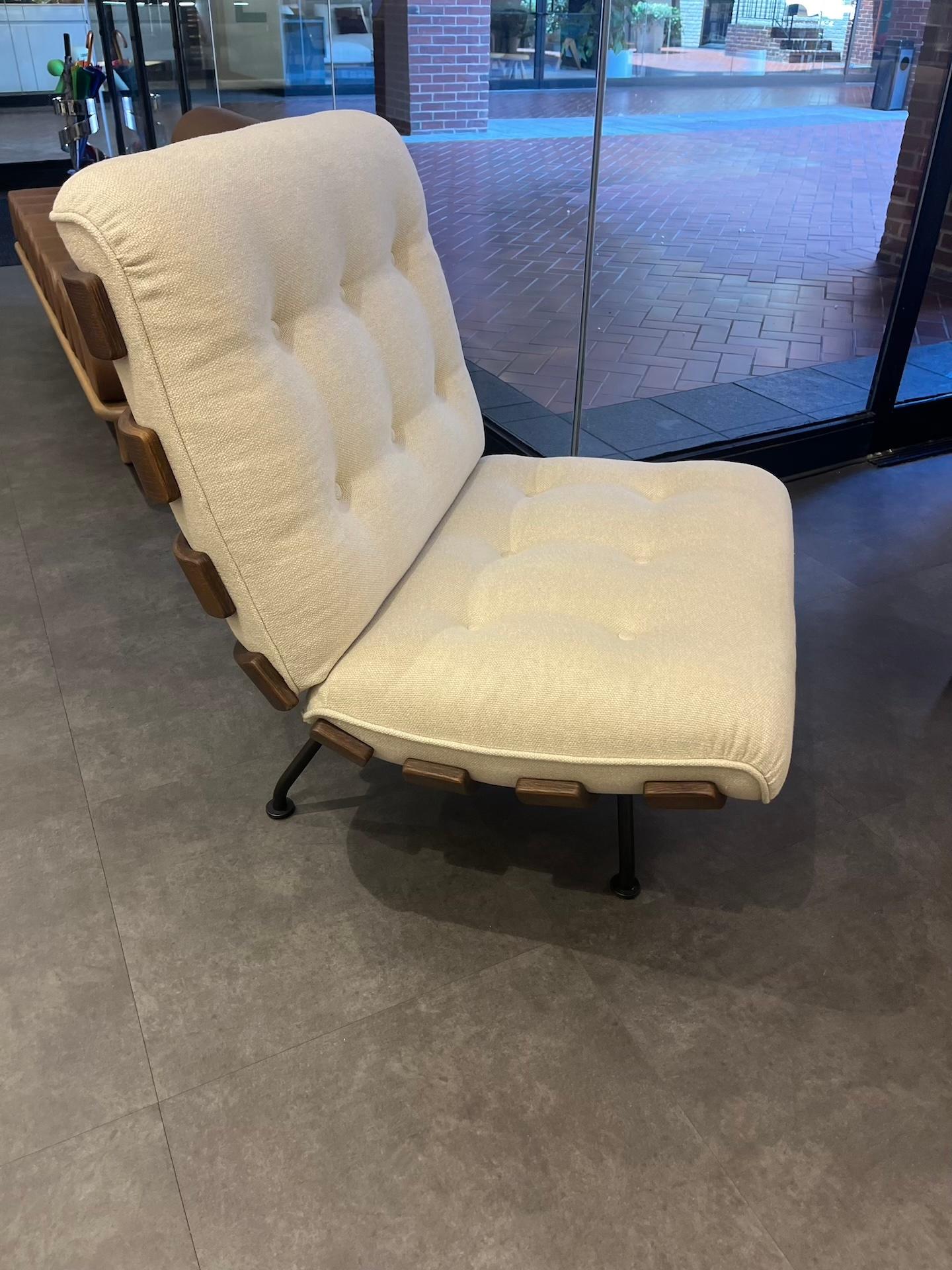 Italian Tacchini Costela Lounge Chair by Martin Eisler in Stock