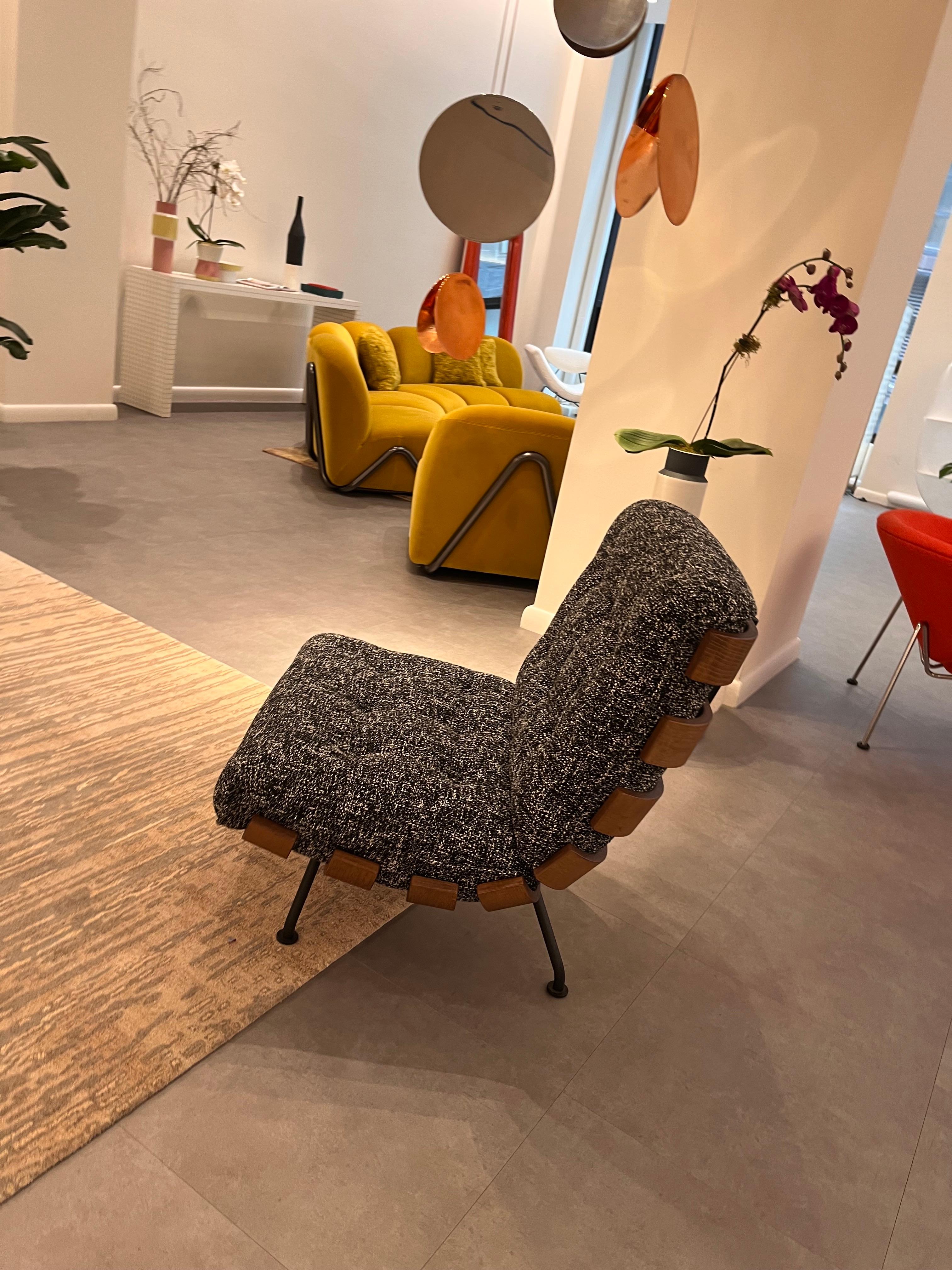 Italian Tacchini Costela Lounge Chair by Martin Eisler in STOCK