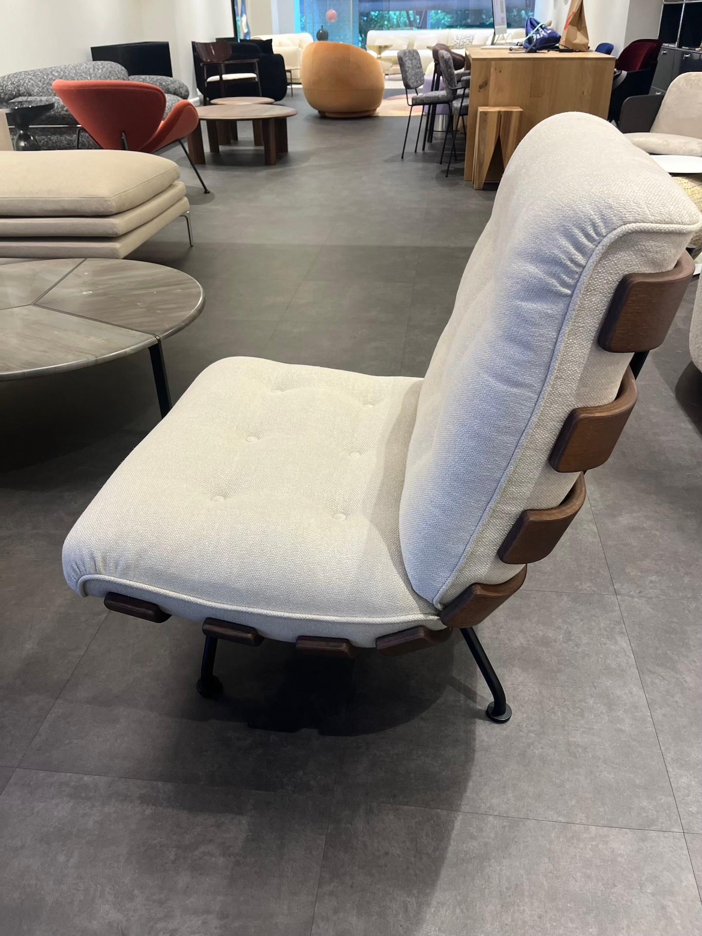 Contemporary Tacchini Costela Lounge Chair by Martin Eisler in Stock