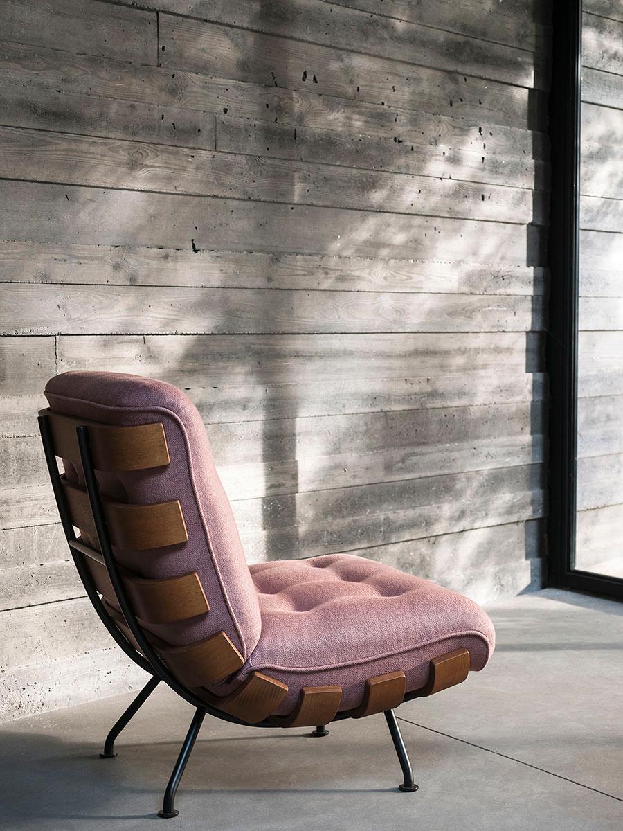 Contemporary Customizable Tacchini Costela Lounge Chair Designed by Martin Eisler For Sale