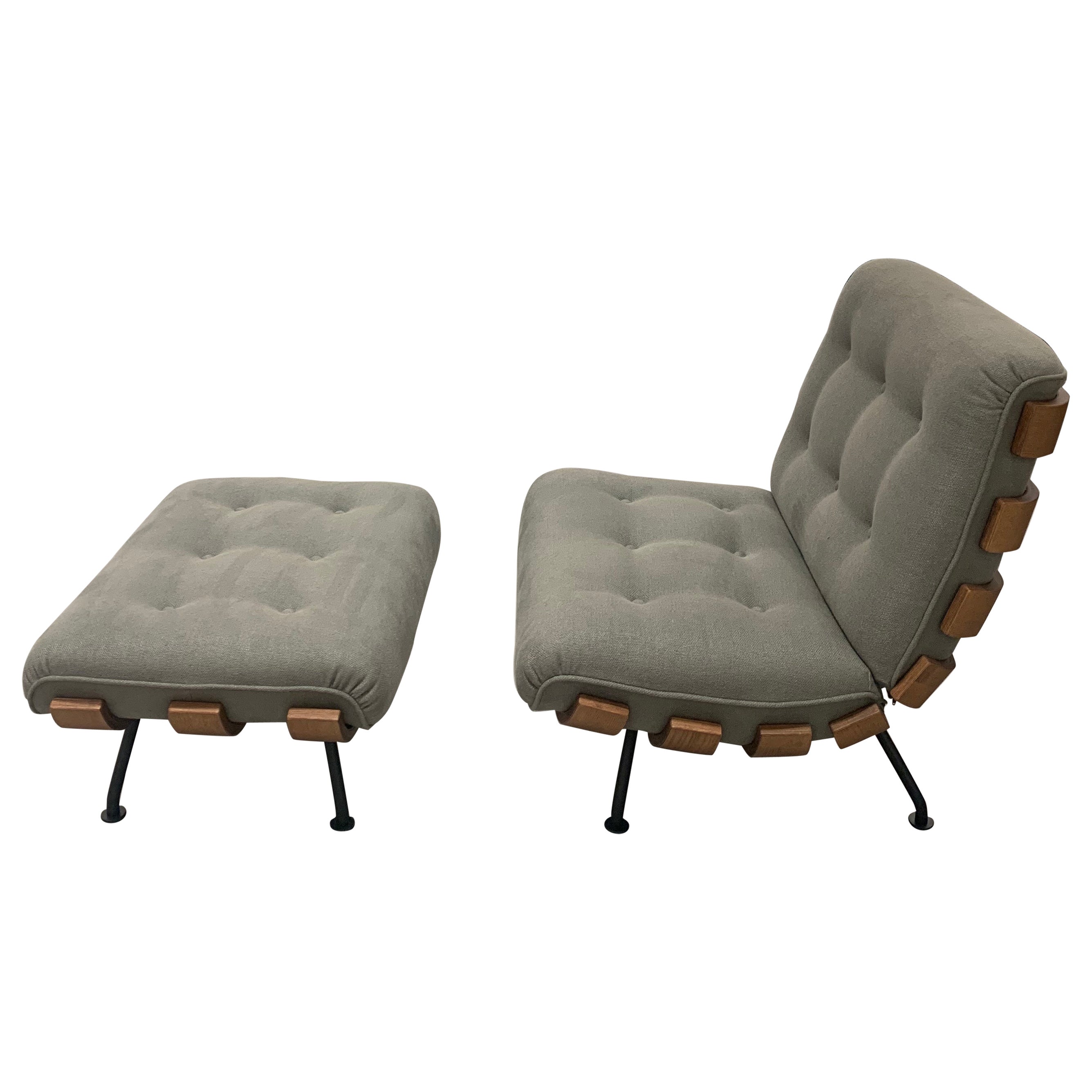 Tacchini Costela Lounge-Sessel & Ottomane, entworfen von Martin Eisler