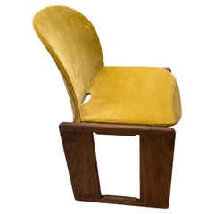 Tacchini Dialogo Velvet Chair by Tobia Scarpa in STOCK