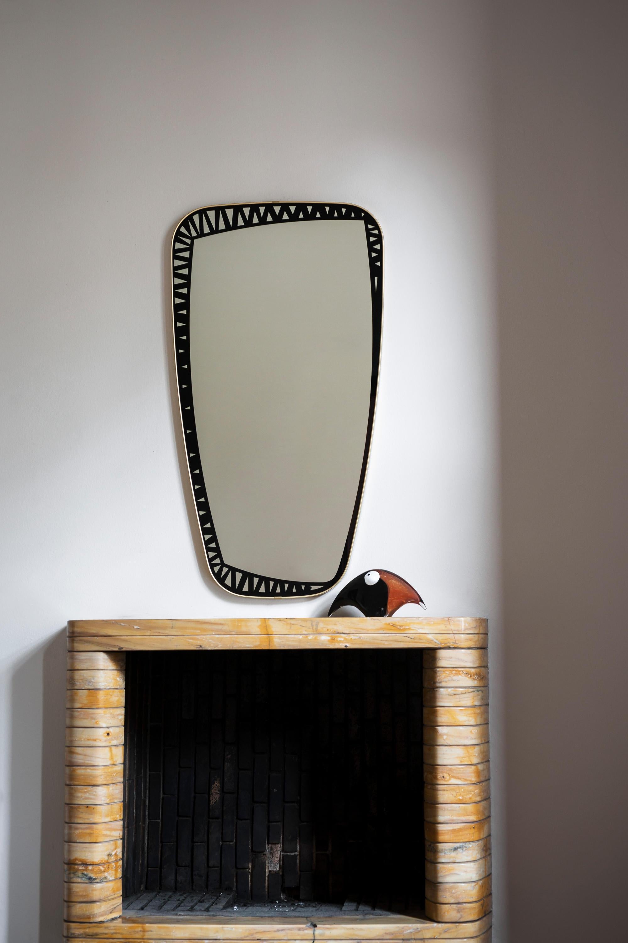 Italian Tacchini Dorian Mirror For Sale
