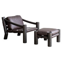 Customizable Tacchini Elephant Lounge Chair & Ottoman by Karen Chekerdijan