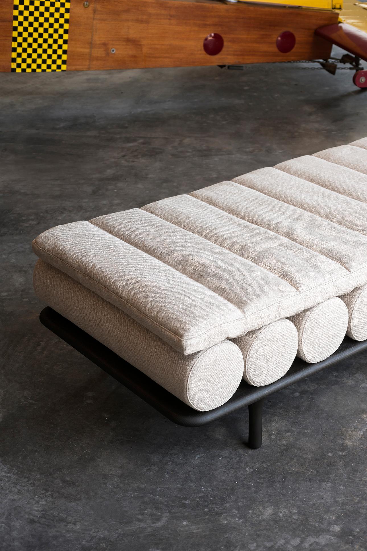 Tacchini Five to Nine Sofa-Tagesbett mit Kopfstütze aus Anilinleder von Studiopepe 10