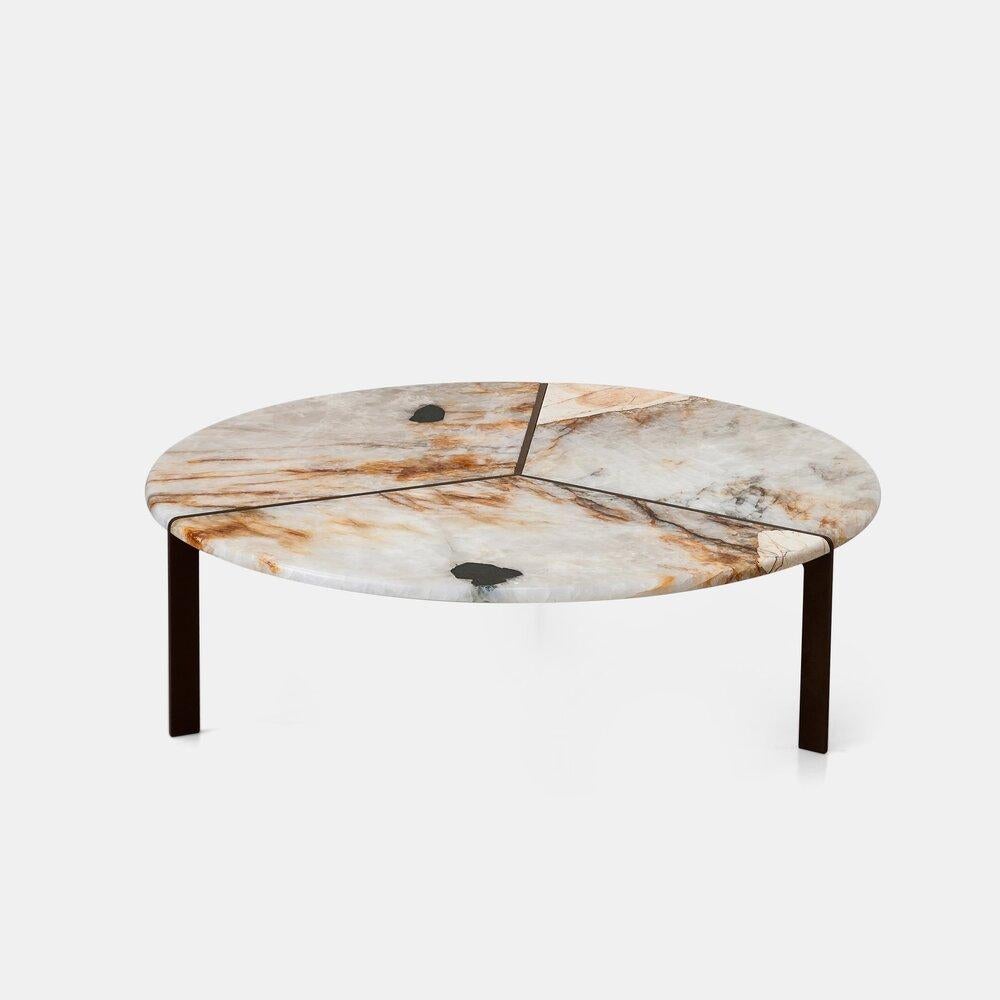 italien Table d'appoint en marbre Tacchini Joaquim conçue par Giorgio Bonaguro en vente