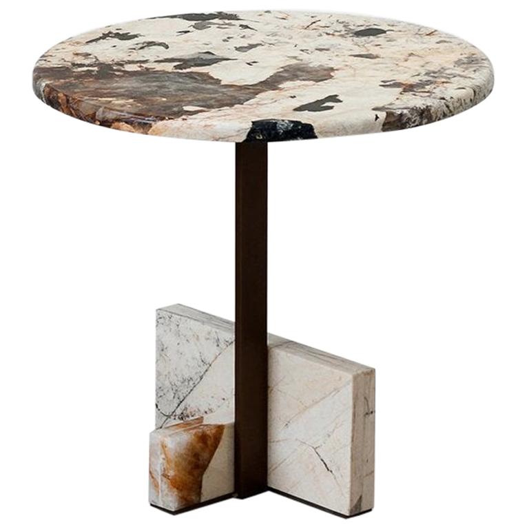 Table d'appoint en marbre Tacchini Joaquim conçue par Giorgio Bonaguro