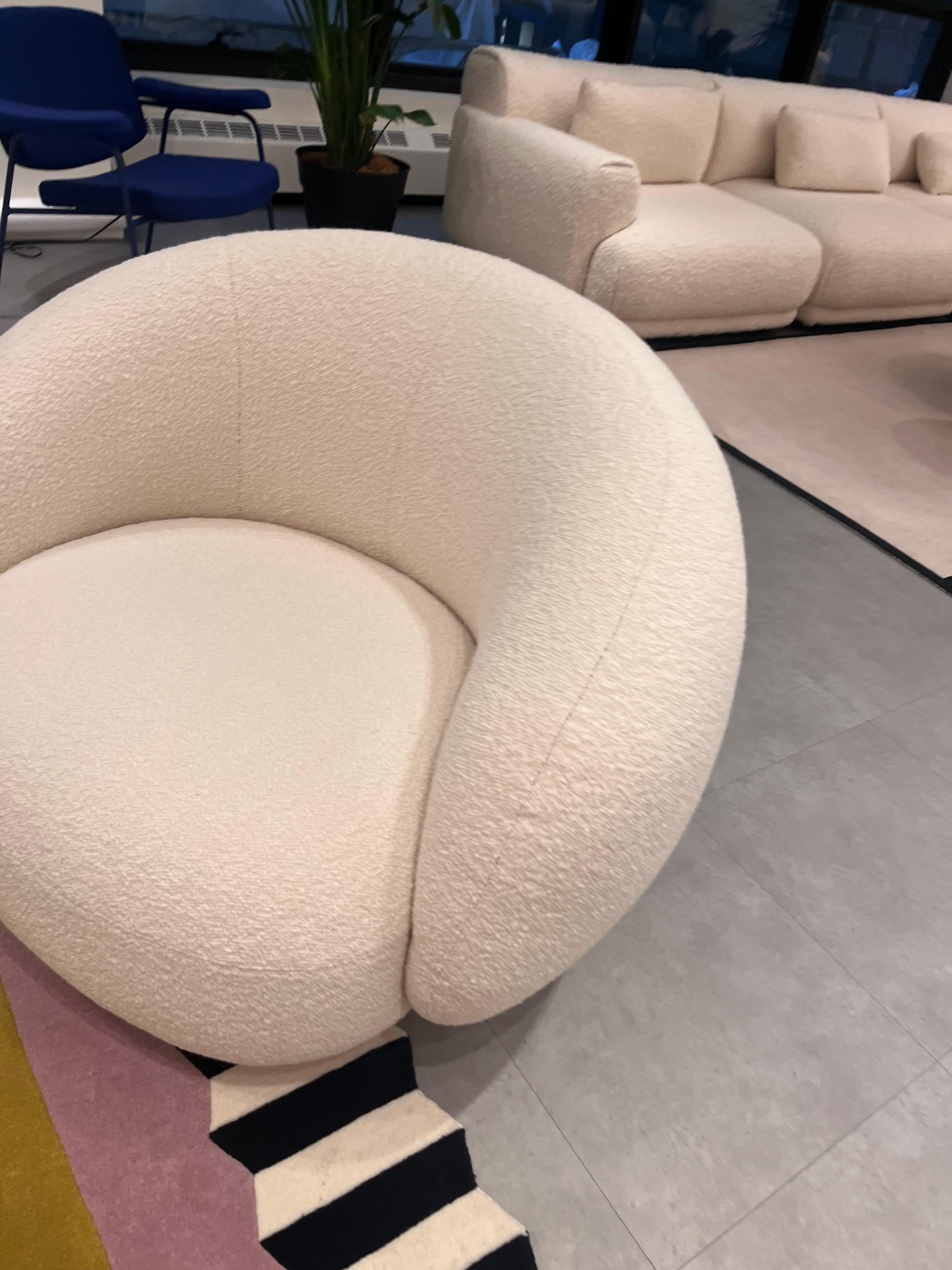 Italian Tacchini Julep Lounge Chair by Jonas Wagell in STOCK For Sale