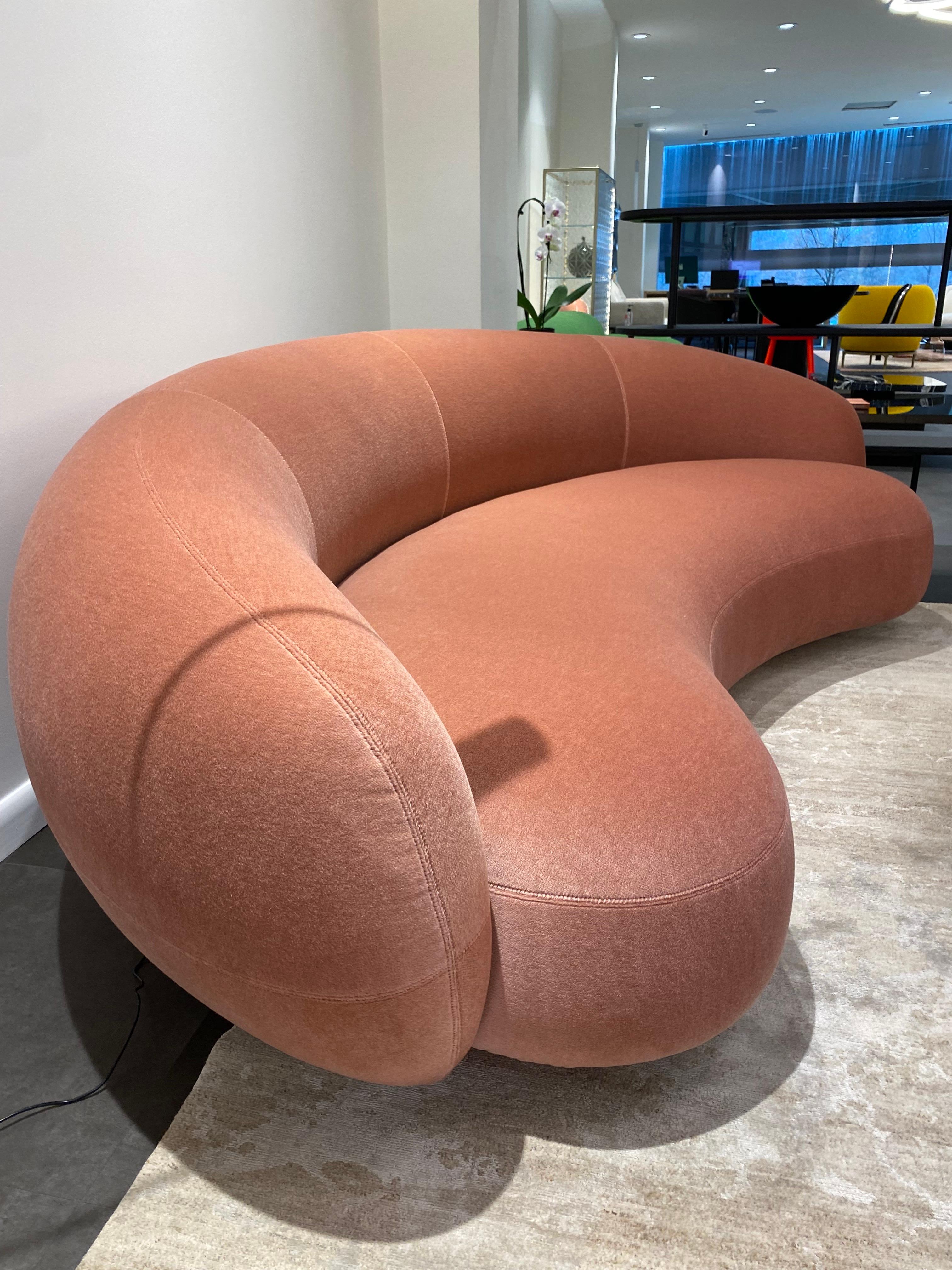 Tacchini Pink Julep Sofa Designed by Jonas Wagell in STOCK  For Sale 1
