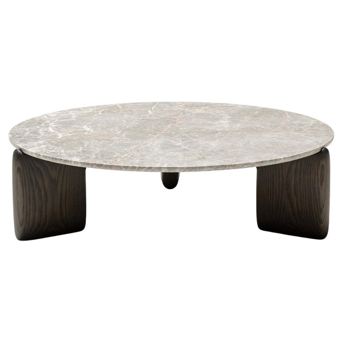 Table Tacchini Kanji en marbre et bois conçue par Monica Frster en vente 3