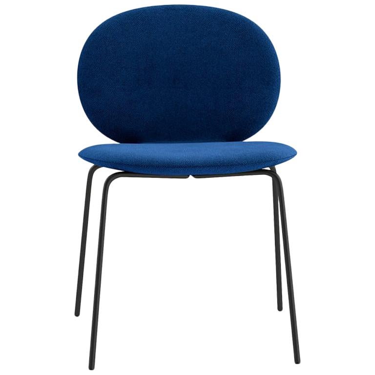 Tacchini Kelly C Basic Chair in Blue Calantha Fabric by Claesson Koivisto Rune