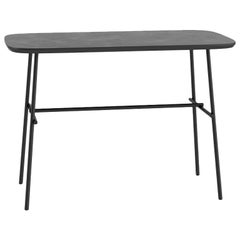 Tacchini Kelly W Work Table in Grey Top & Metal Base by Claesson Koivisto Rune