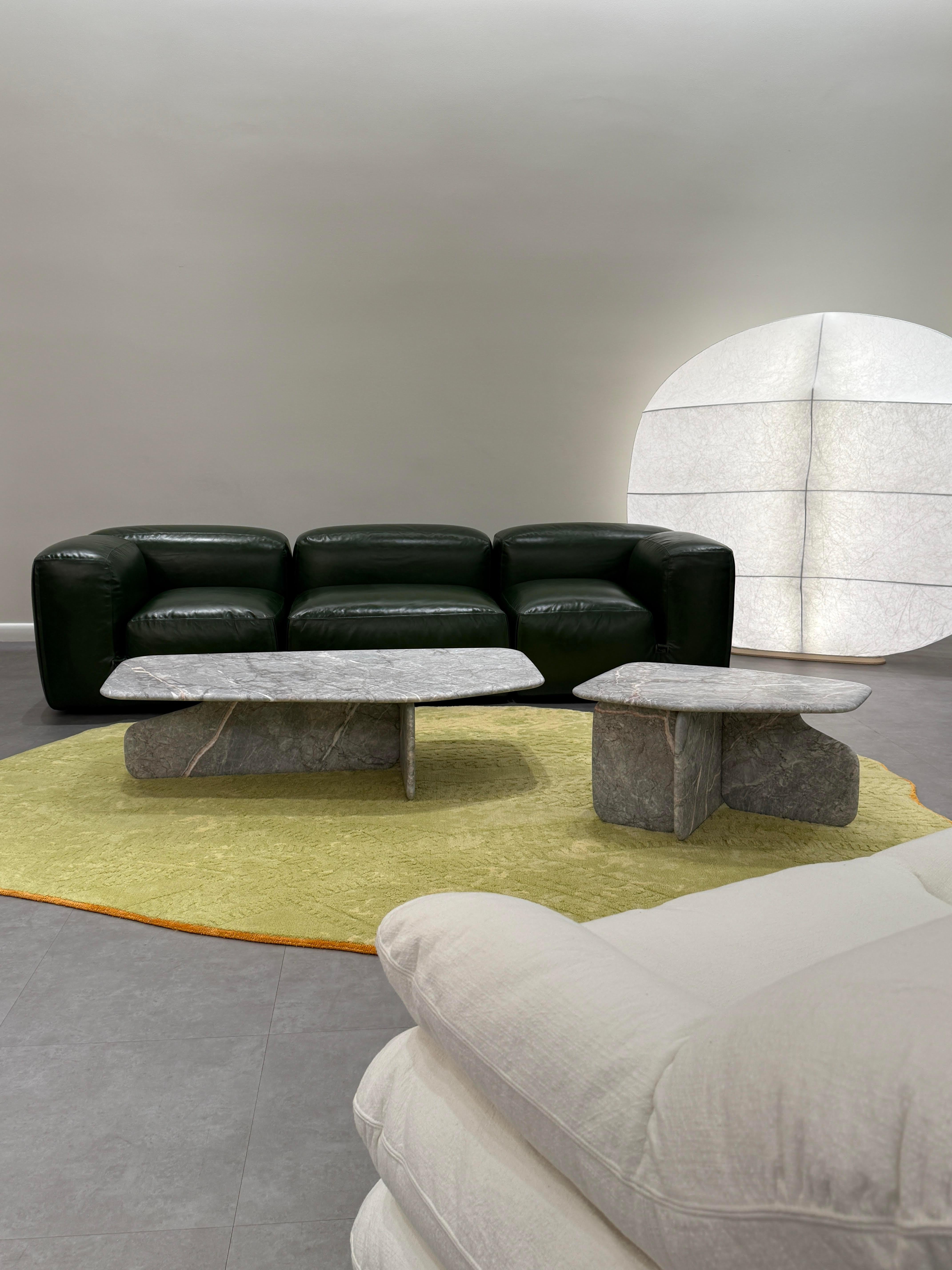 Tacchini Le Mura Leder-Sofa  von Mario Bellini in STOCK im Angebot 3