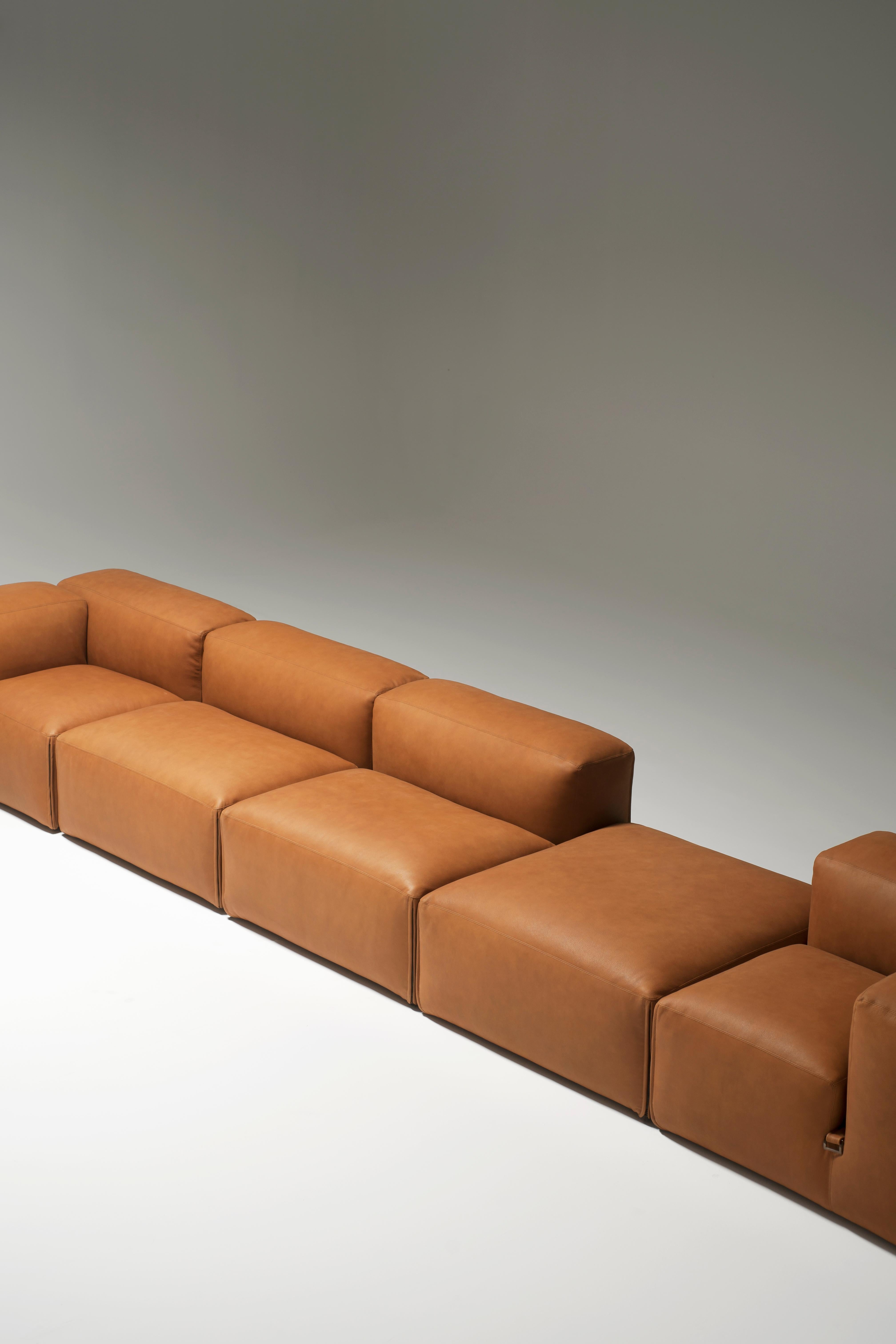 Contemporary Tacchini Le Mura Modular Sofa designed by Mario Bellini