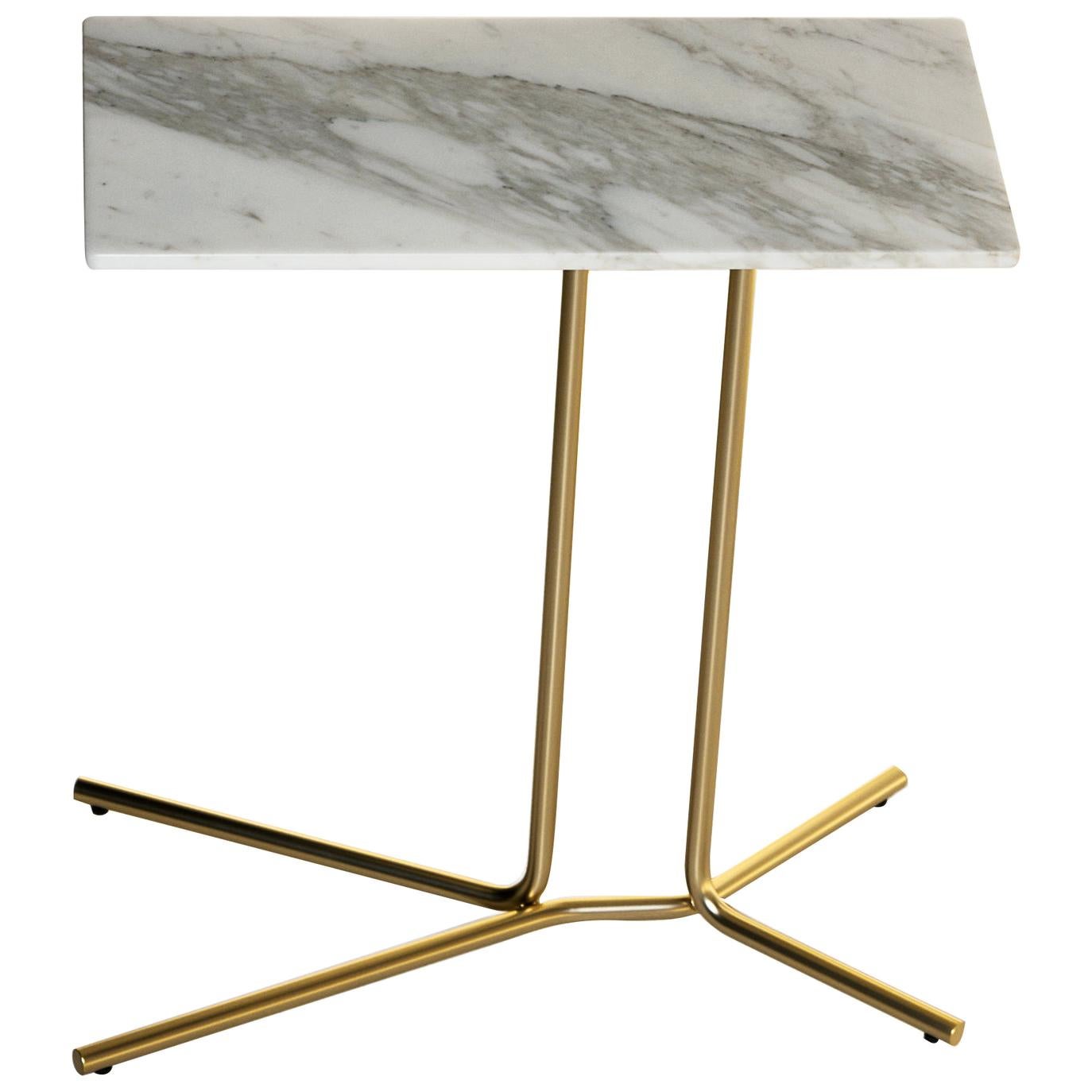 Tacchini Ledge Marble Side Table Designed by Gordon Guillaumier