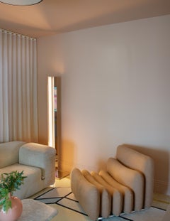 Tacchini Mano Lampada da terra in cromo lucido di Umberto Bellardi Ricci in STOCK