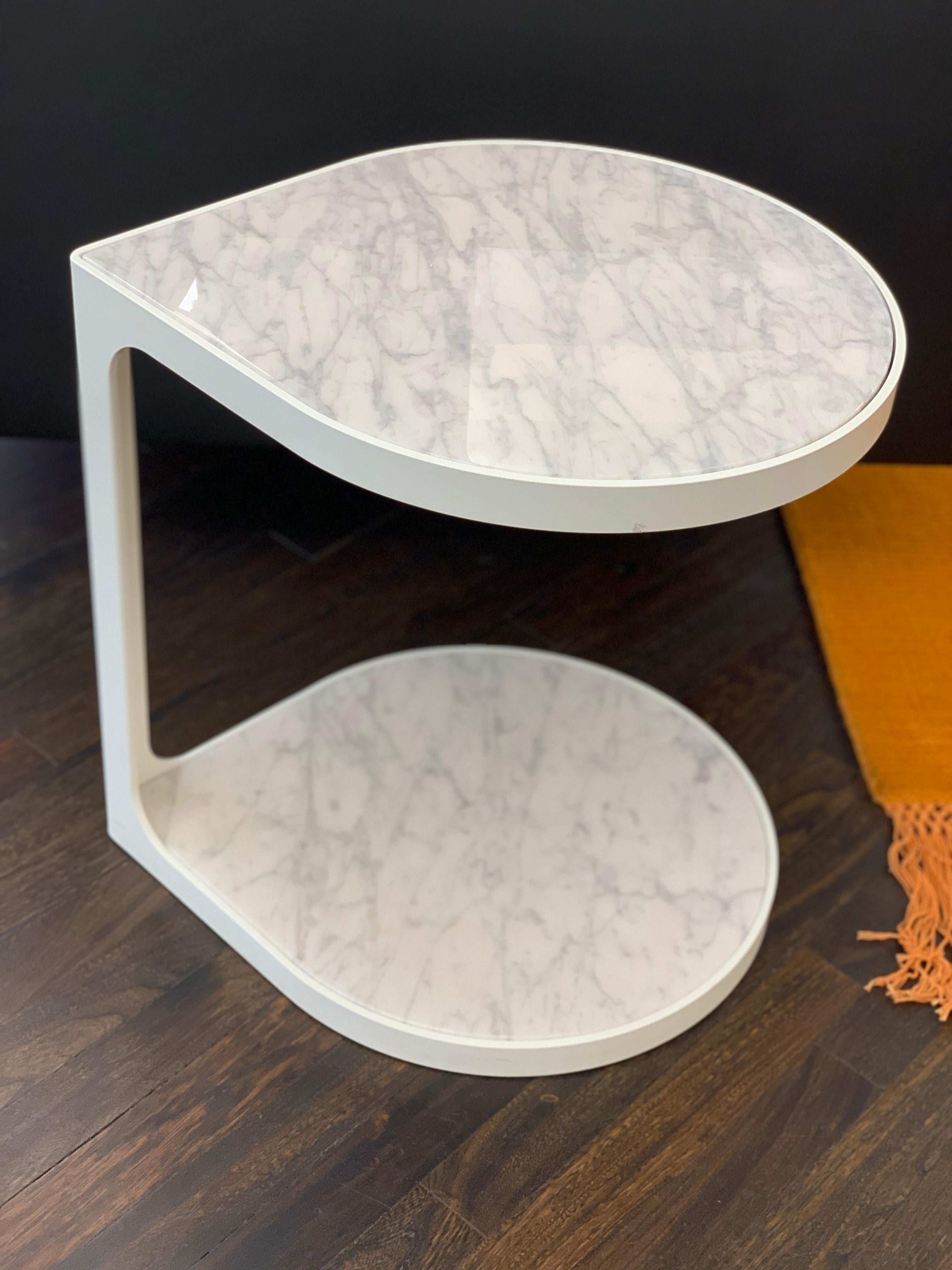 Tacchini Marble Coot Table IN STOCK In Good Condition In New York, NY
