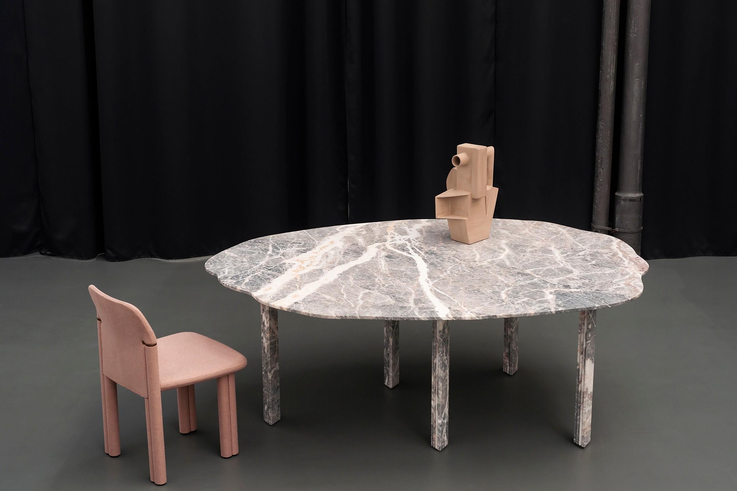 Italian Tacchini Marble Orpheus Table by Lorenzo Bini For Sale