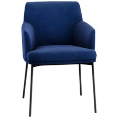 Tacchini Montevideo Chair in Blue Calantha Fabric by Claesson Koivisto Rune