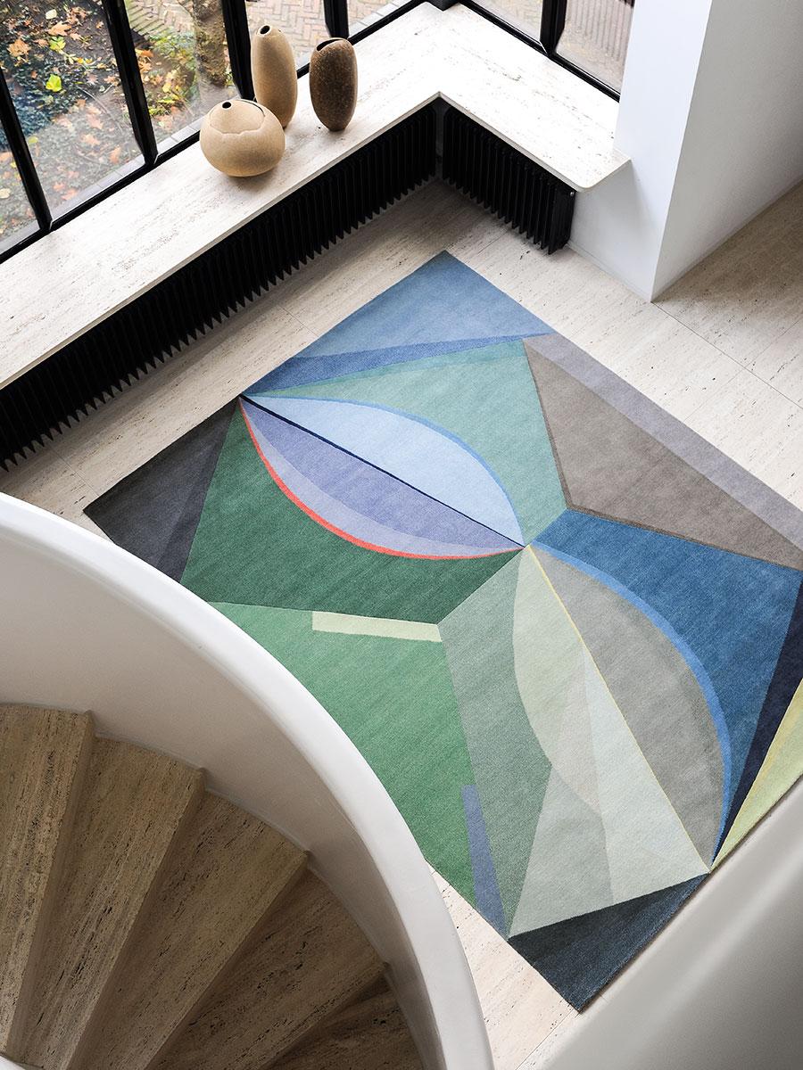 Wool Tacchini Narciso Rug Designed by Umberto Riva For Sale