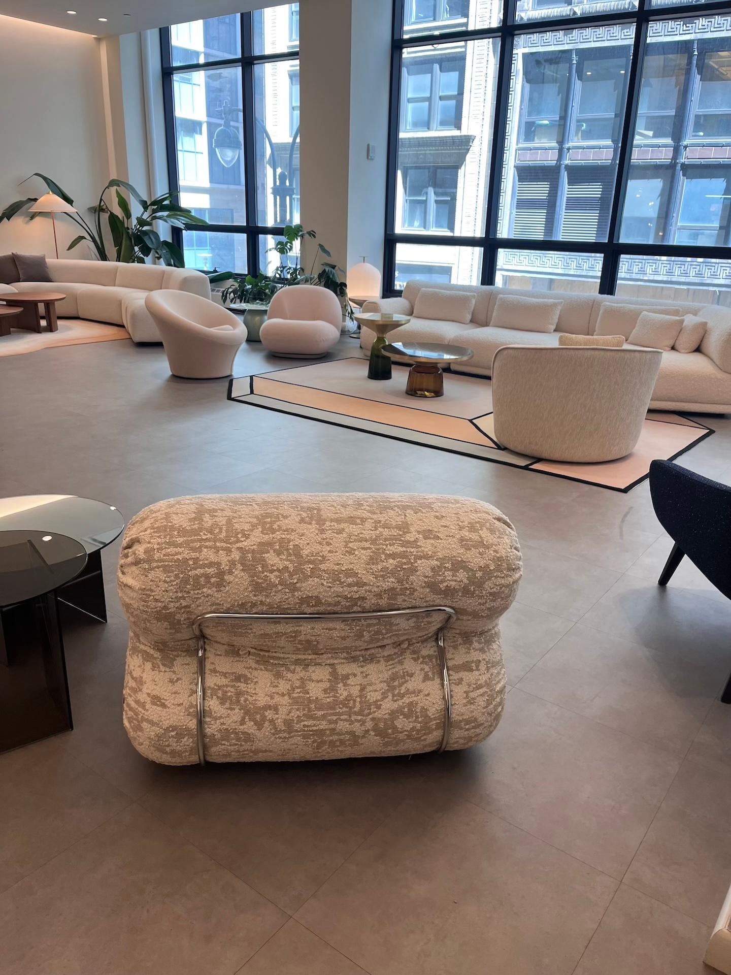 Chaise longue Tacchini Orsola de Gastone Rinaldi en stock en vente 4