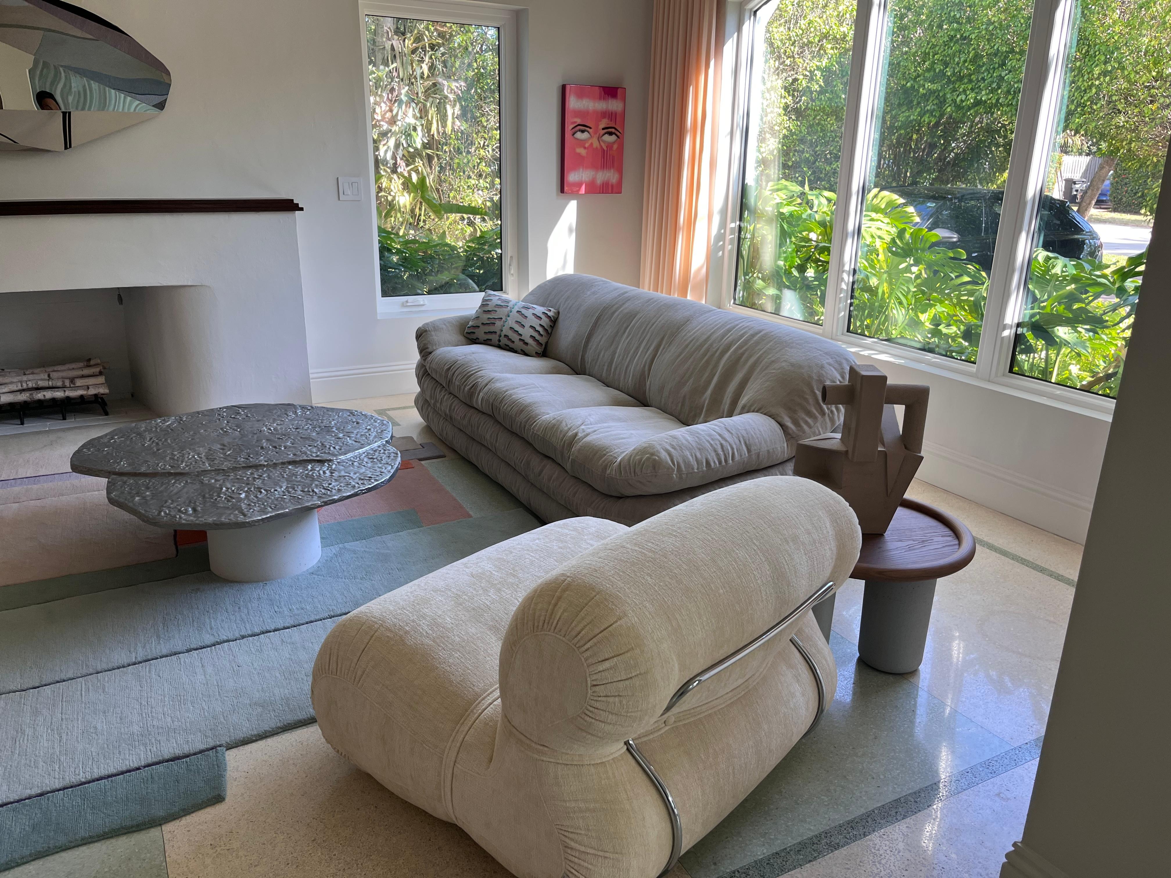 Tacchini Orsola Lounge Chair by Gastone Rinaldi in STOCK For Sale 3